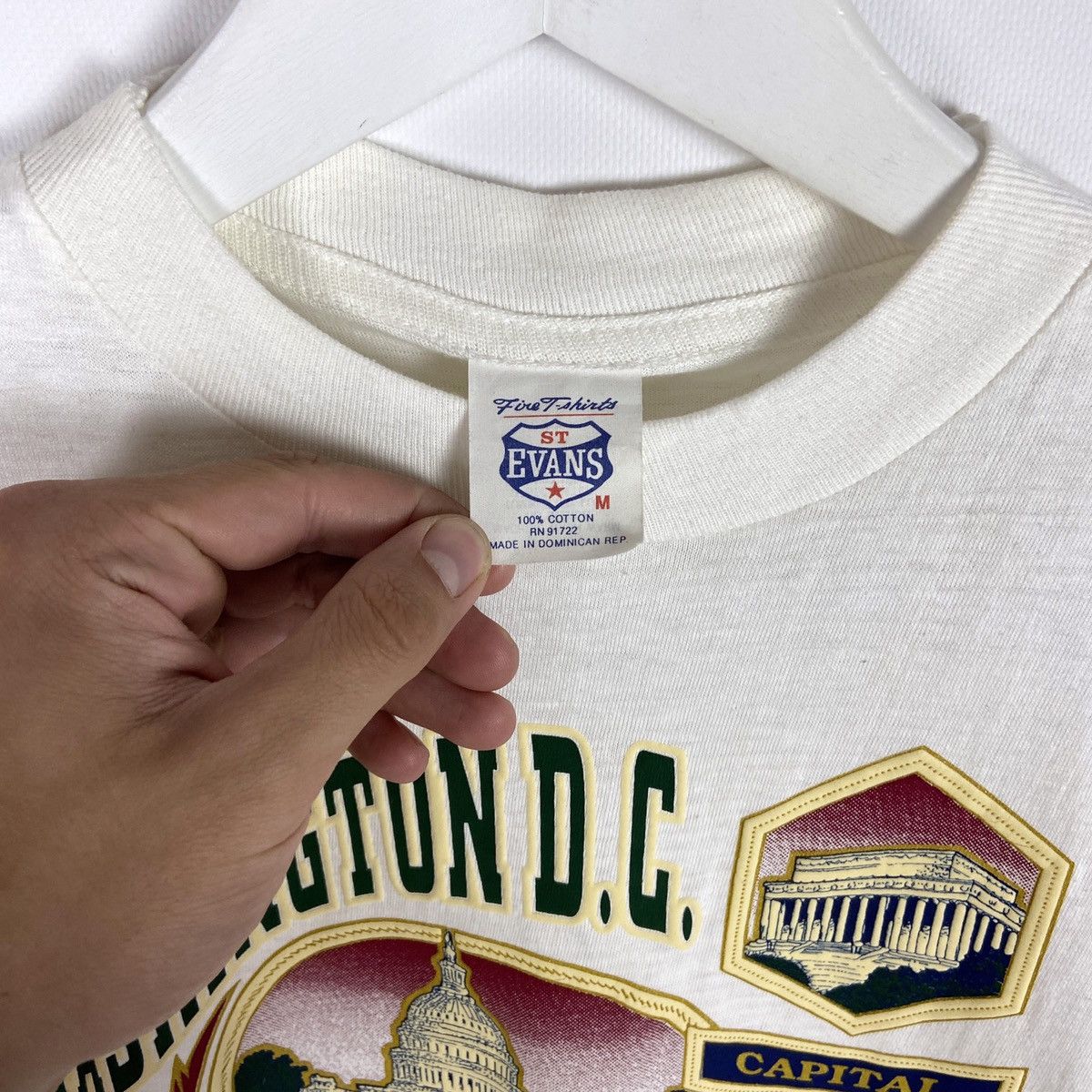 Vintage Vintage 90s Single Washington D.C. U.S Capital oversize tee Size US M / EU 48-50 / 2 - 5 Thumbnail