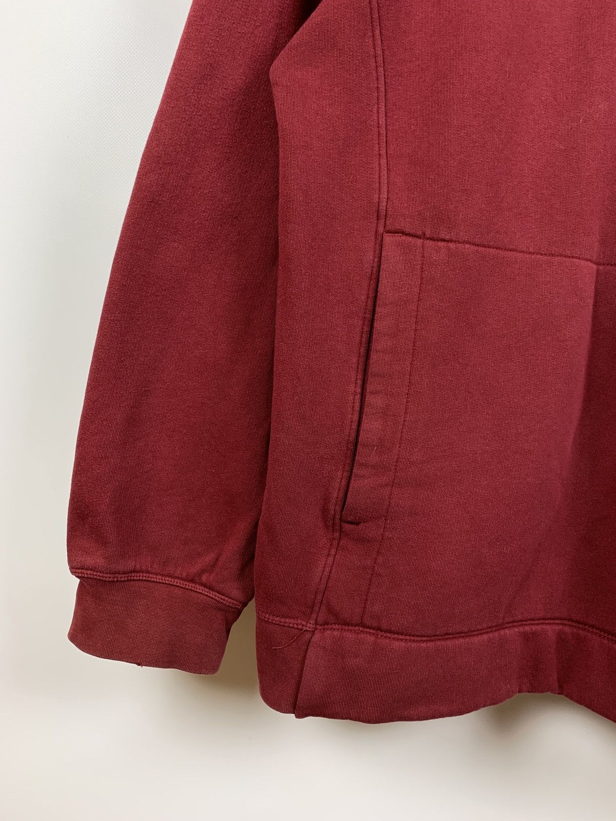 Nike 90s Vintage Nike ACG Distressed Burgundy Y2K Hoodie Size US L / EU 52-54 / 3 - 9 Thumbnail