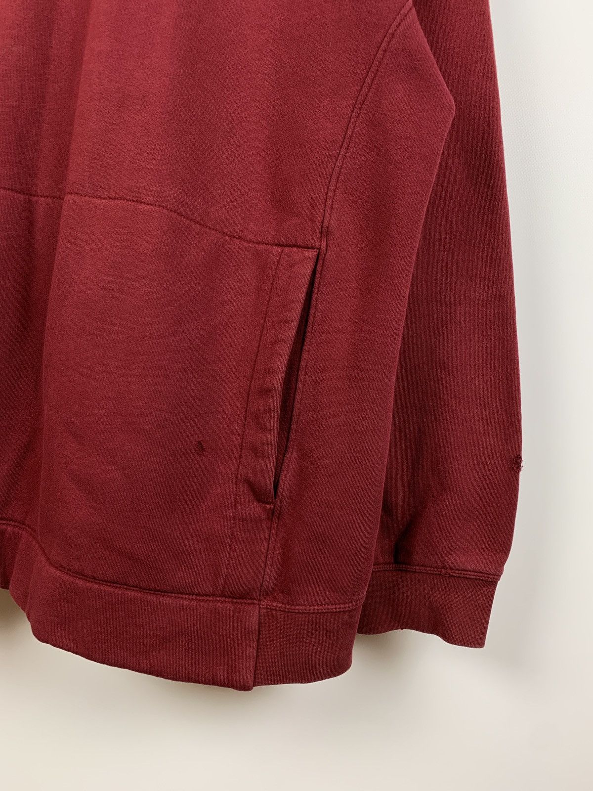 Nike 90s Vintage Nike ACG Distressed Burgundy Y2K Hoodie Size US L / EU 52-54 / 3 - 10 Thumbnail