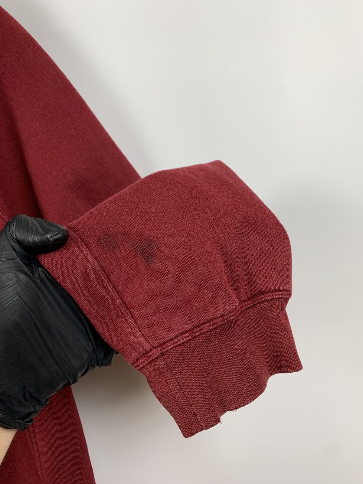 Nike 90s Vintage Nike ACG Distressed Burgundy Y2K Hoodie Size US L / EU 52-54 / 3 - 17 Thumbnail