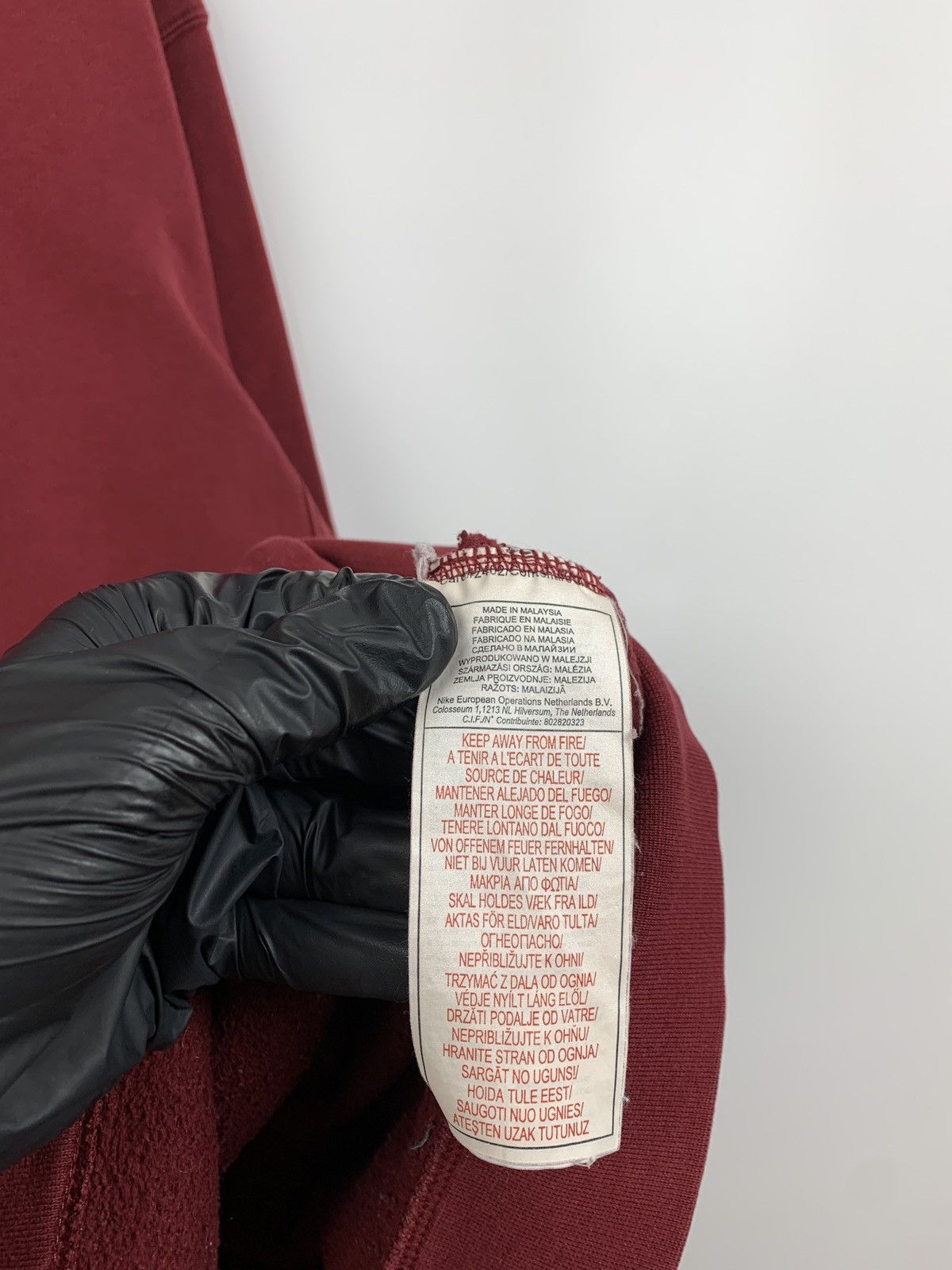 Nike 90s Vintage Nike ACG Distressed Burgundy Y2K Hoodie Size US L / EU 52-54 / 3 - 20 Thumbnail