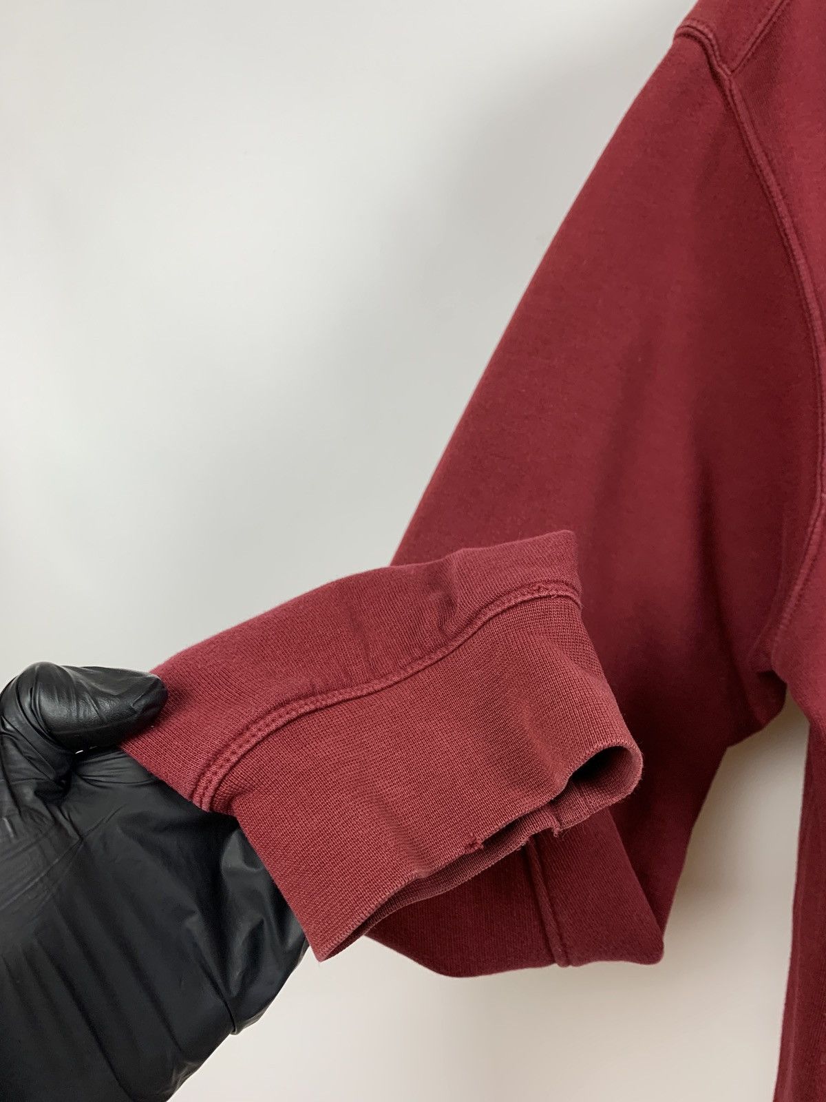 Nike 90s Vintage Nike ACG Distressed Burgundy Y2K Hoodie Size US L / EU 52-54 / 3 - 15 Thumbnail