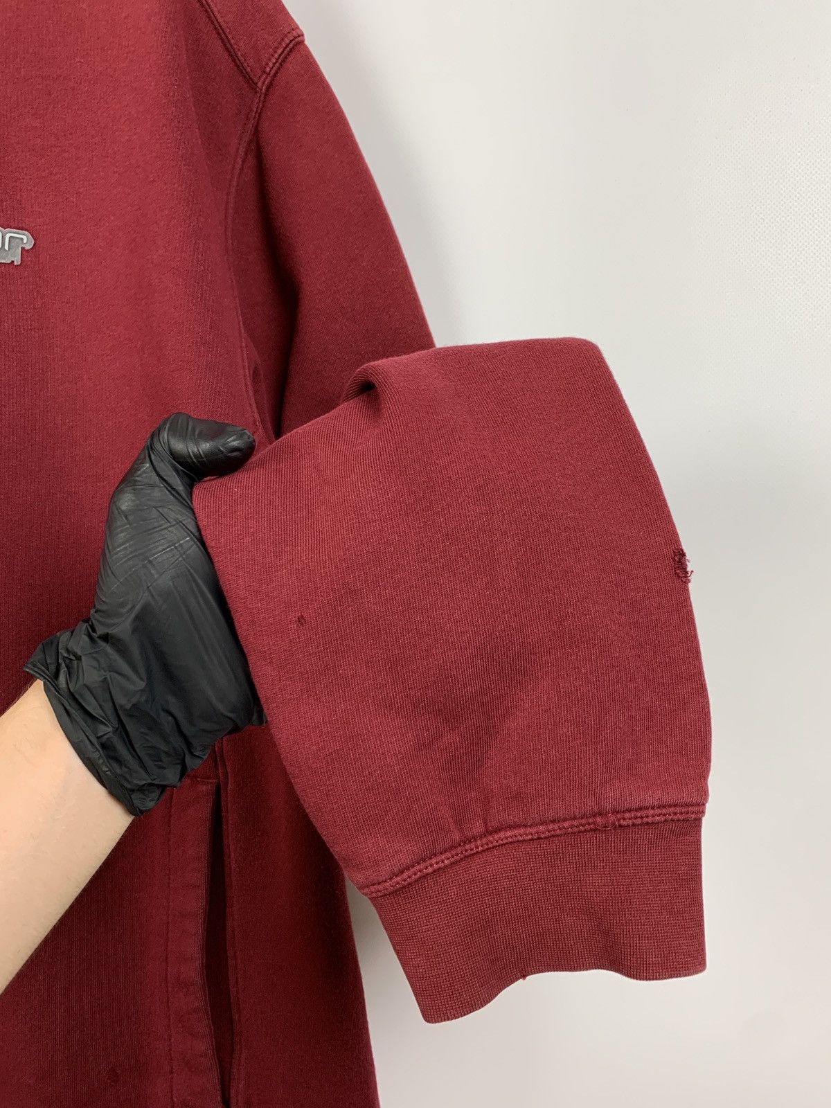 Nike 90s Vintage Nike ACG Distressed Burgundy Y2K Hoodie Size US L / EU 52-54 / 3 - 16 Thumbnail