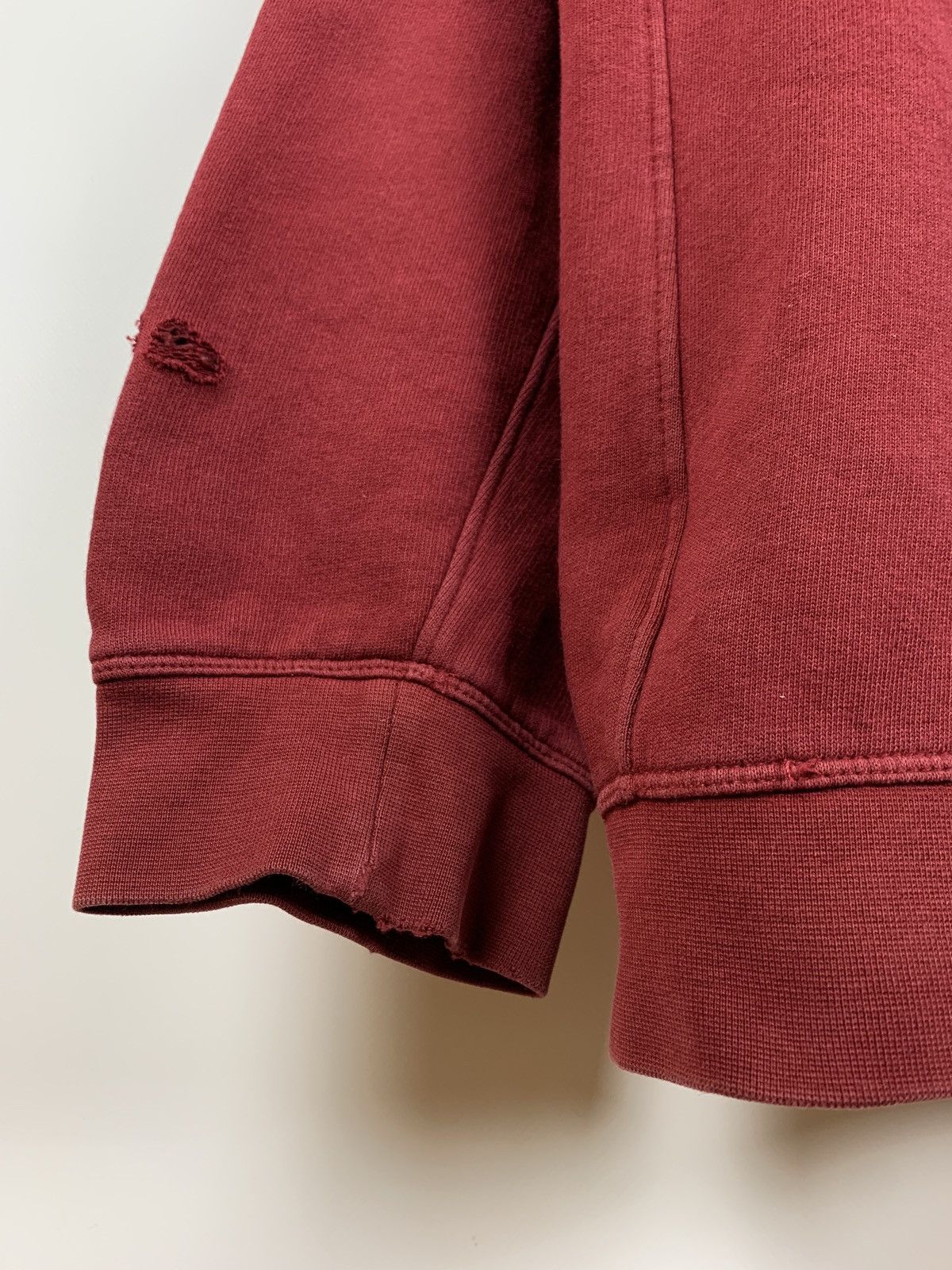 Nike 90s Vintage Nike ACG Distressed Burgundy Y2K Hoodie Size US L / EU 52-54 / 3 - 13 Thumbnail