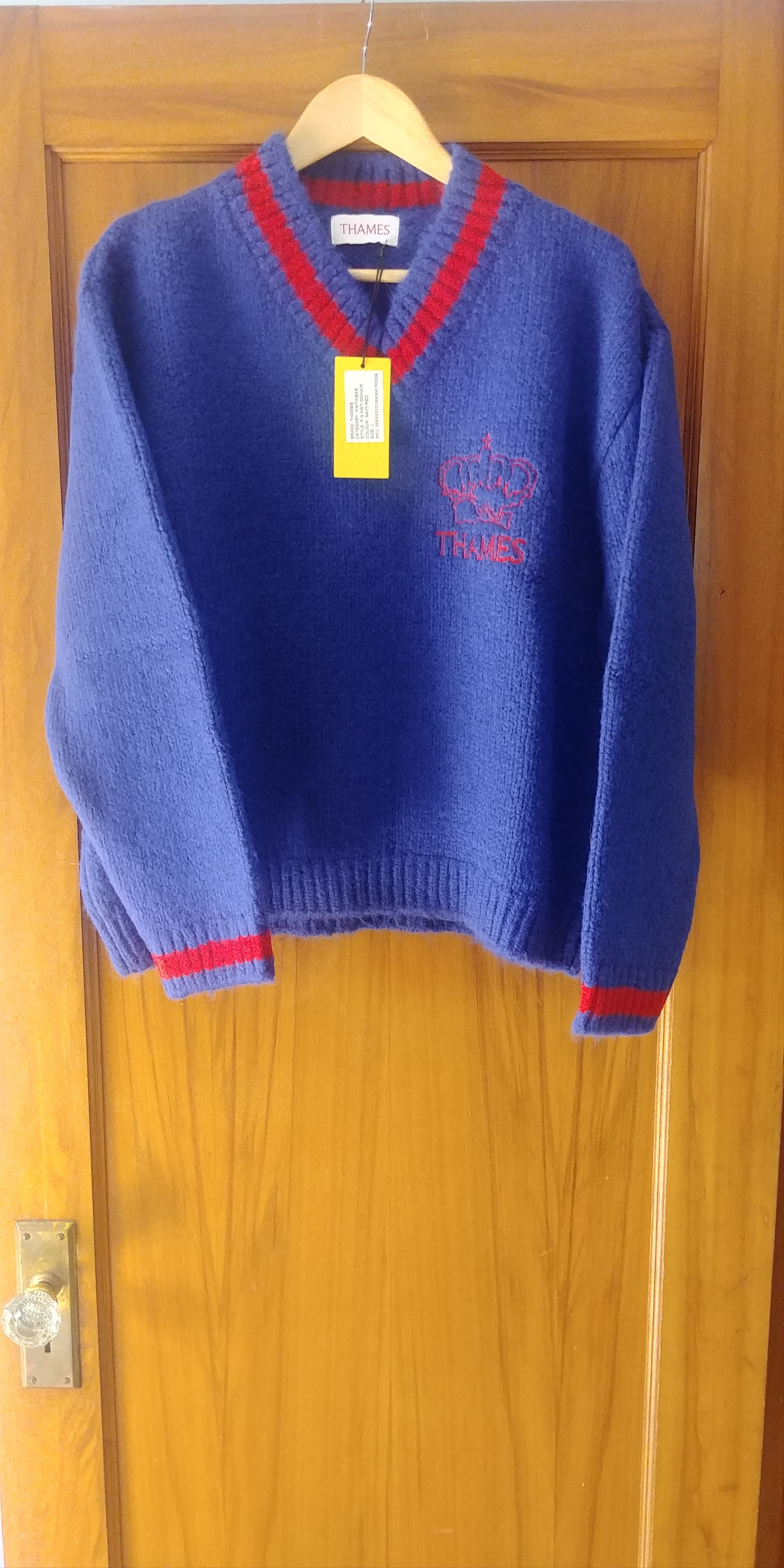 Thames Prussian Blue P.G Knit Sweater | Grailed