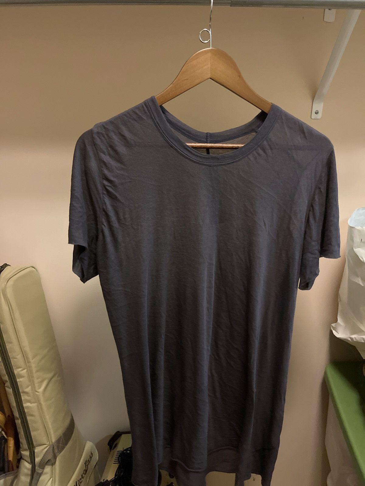 Rick Owens Rick Owens Purple Basic T shirt | Grailed