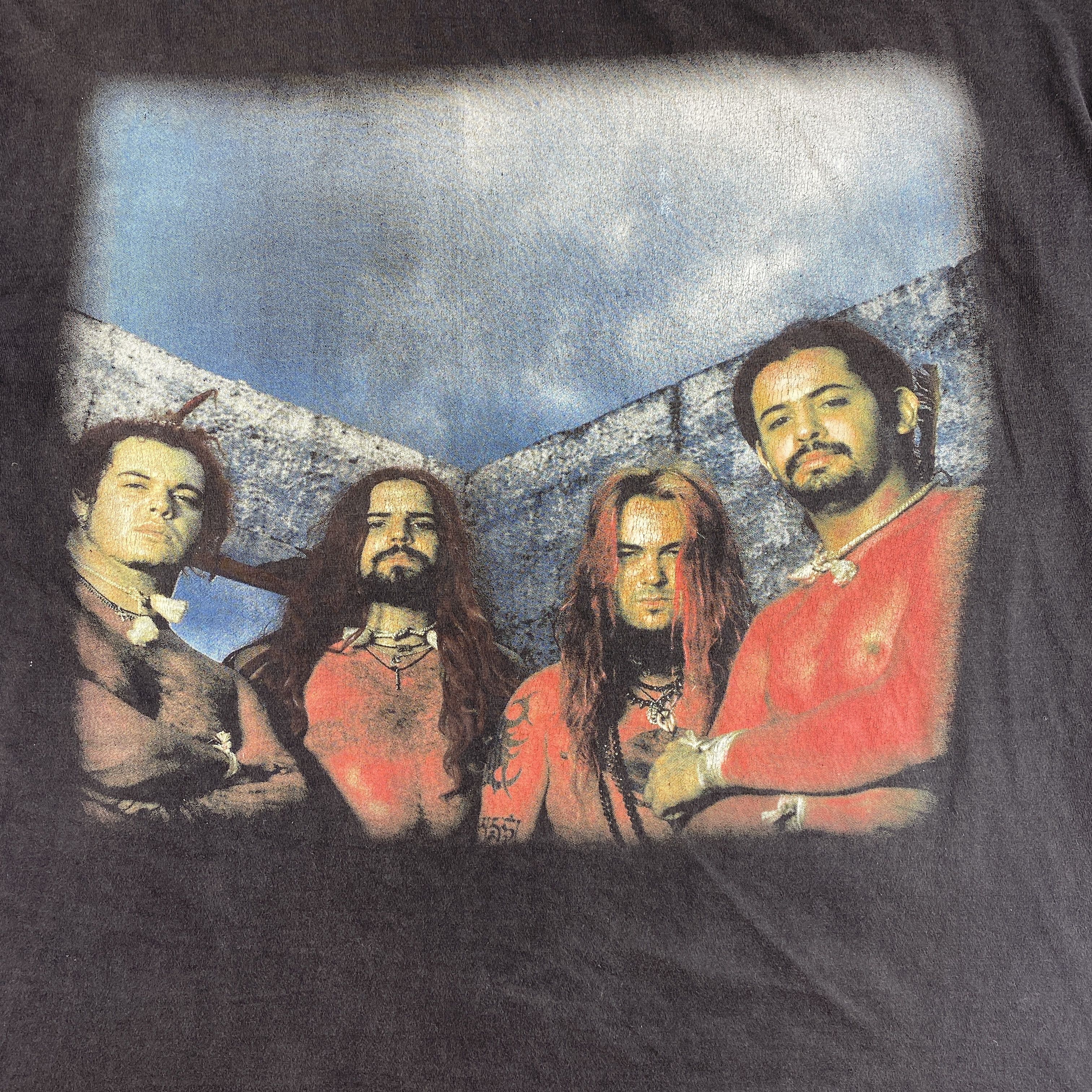 Band Tees × Vintage Sepultura 1996 Roots Bloody Roots T-Shirt Size US XL / EU 56 / 4 - 5 Thumbnail