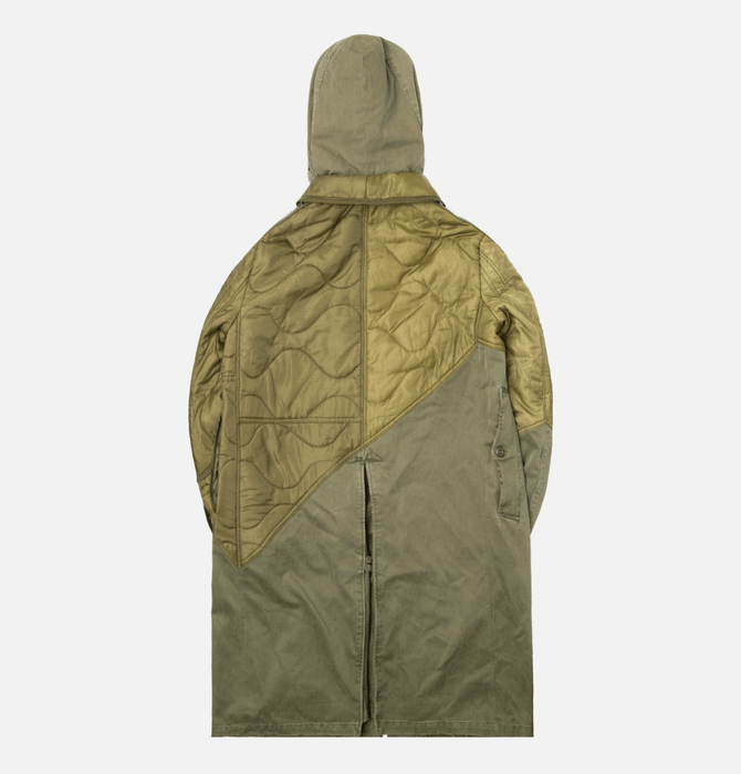 Greg Lauren $3k+ GREG LAUREN 50/50 ARMY LINER TENT TRENCH COAT | Grailed