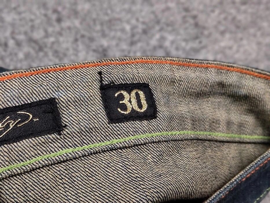 Ed Hardy 🔥 Ed Hardy x Christian Audigier Vintage Tattoo Denim Jeans Size US 30 / EU 46 - 21 Thumbnail