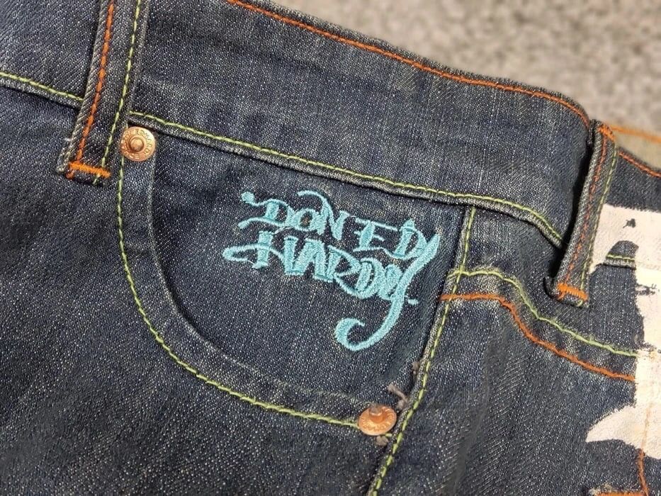 Ed Hardy 🔥 Ed Hardy x Christian Audigier Vintage Tattoo Denim Jeans Size US 30 / EU 46 - 19 Thumbnail