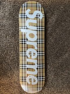 Supreme Burberry Skateboard | Grailed