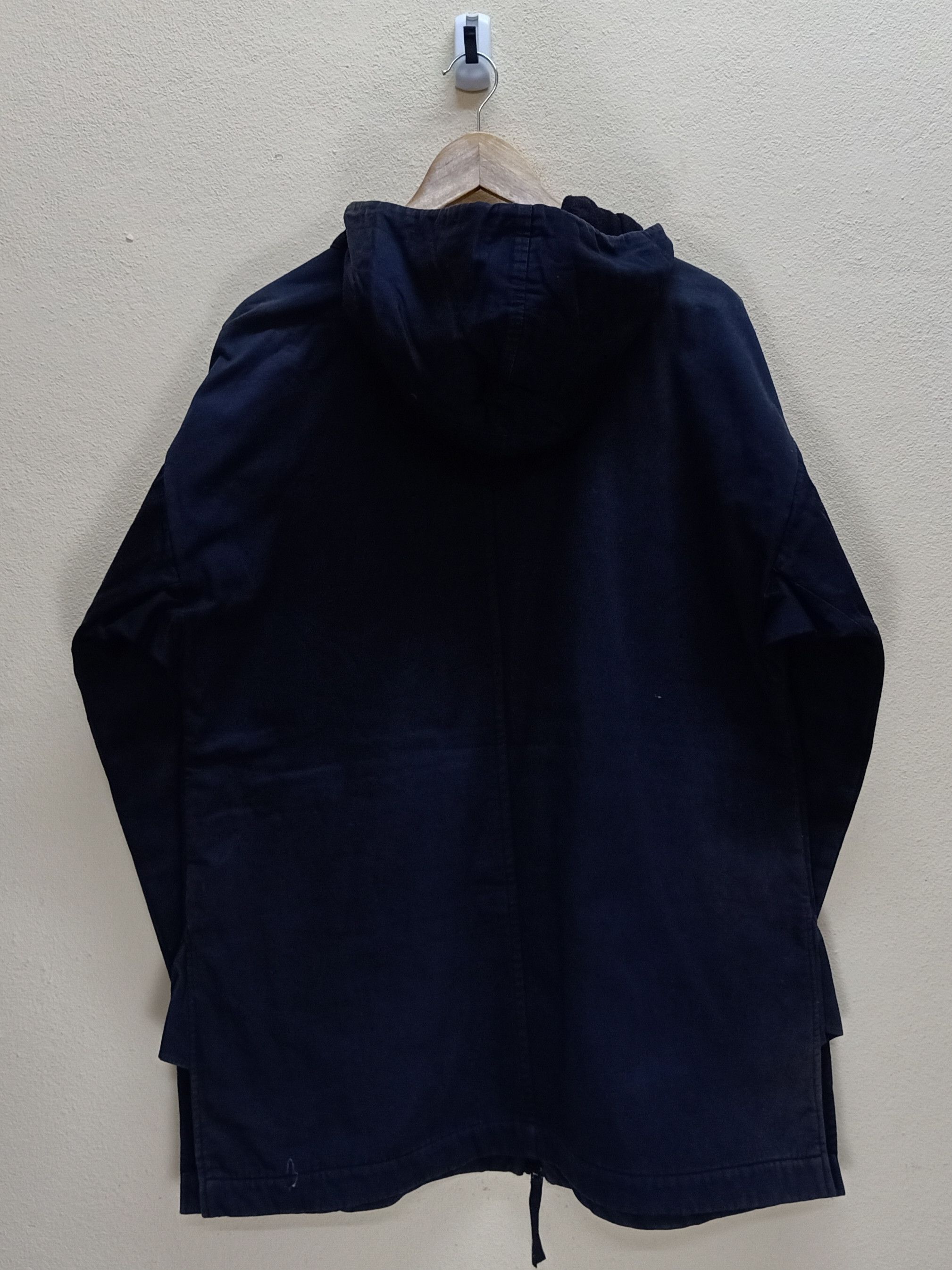 CABANE de ZUCCa × Issey Miyake 1999/2000 The Year of Climax Collection Navy Hoodie Parka Size US M / EU 48-50 / 2 - 2 Thumbnail