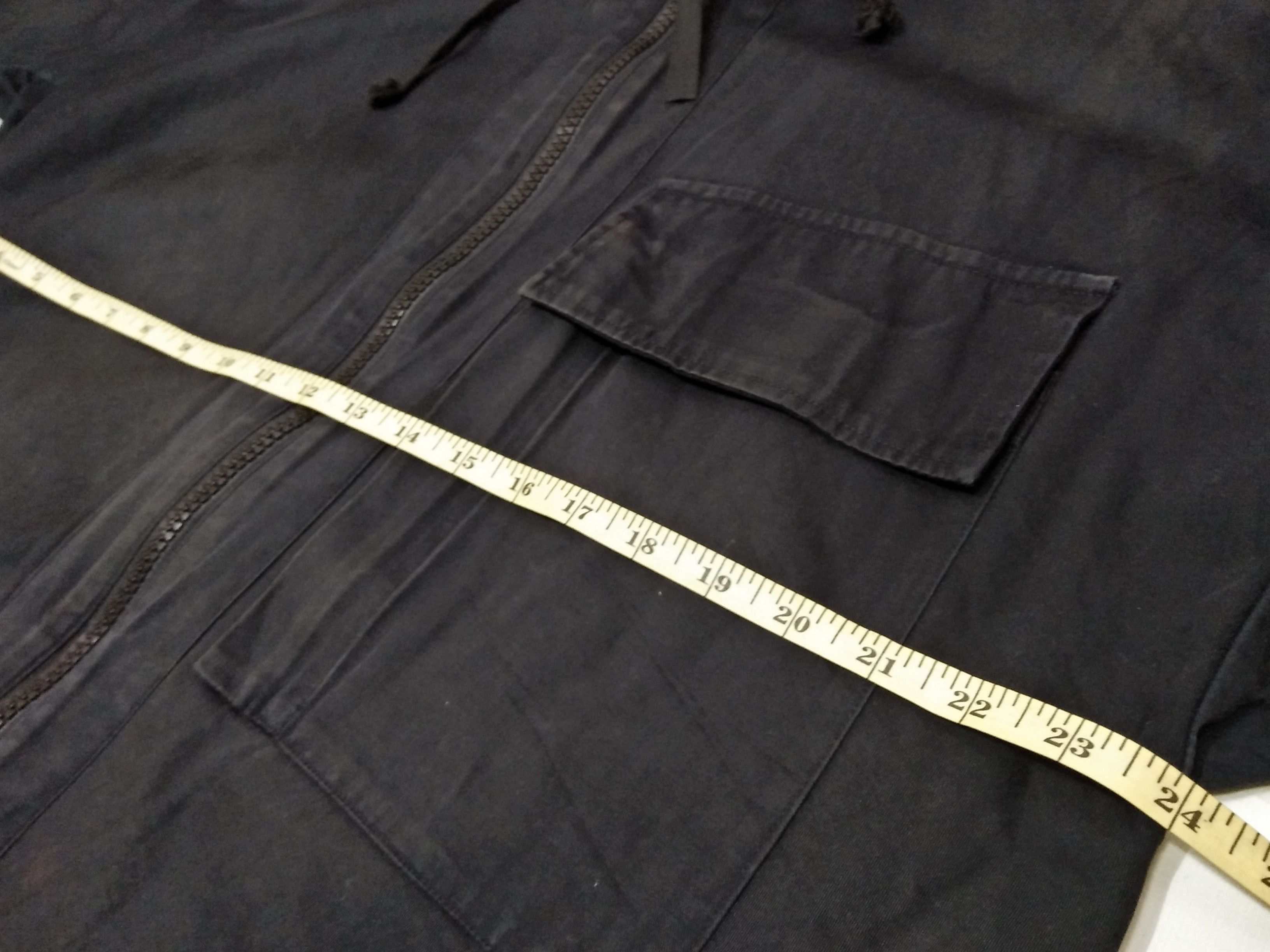 CABANE de ZUCCa × Issey Miyake 1999/2000 The Year of Climax Collection Navy Hoodie Parka Size US M / EU 48-50 / 2 - 7 Thumbnail