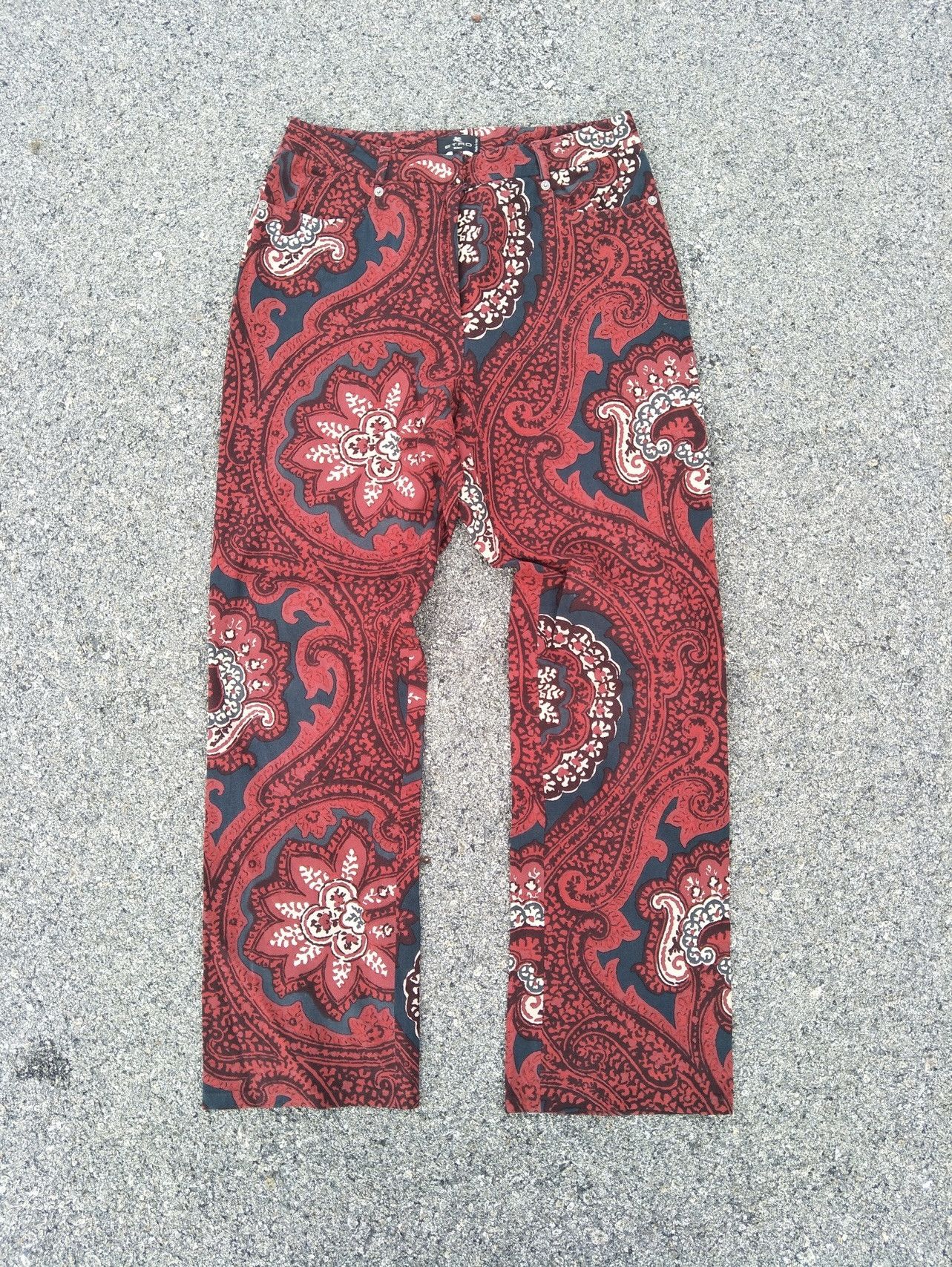 Etro Vintage ETRO Brand Italian Designer Bandana Overprint Sz 30 Size US 30 / EU 46 - 1 Thumbnail