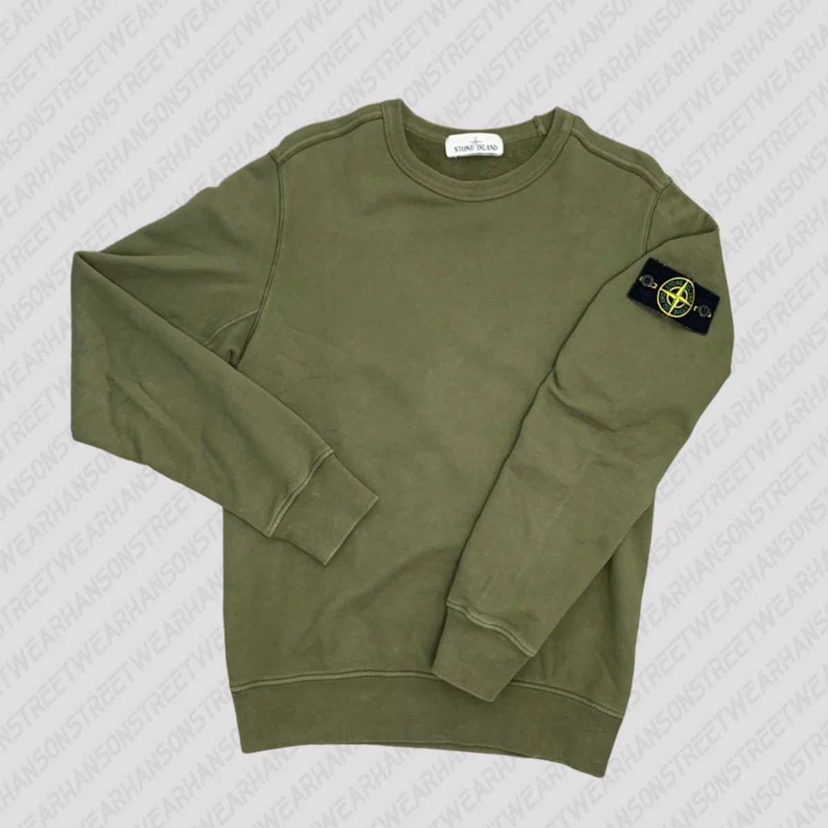 Stone Island Khaki Green Sweatshirt