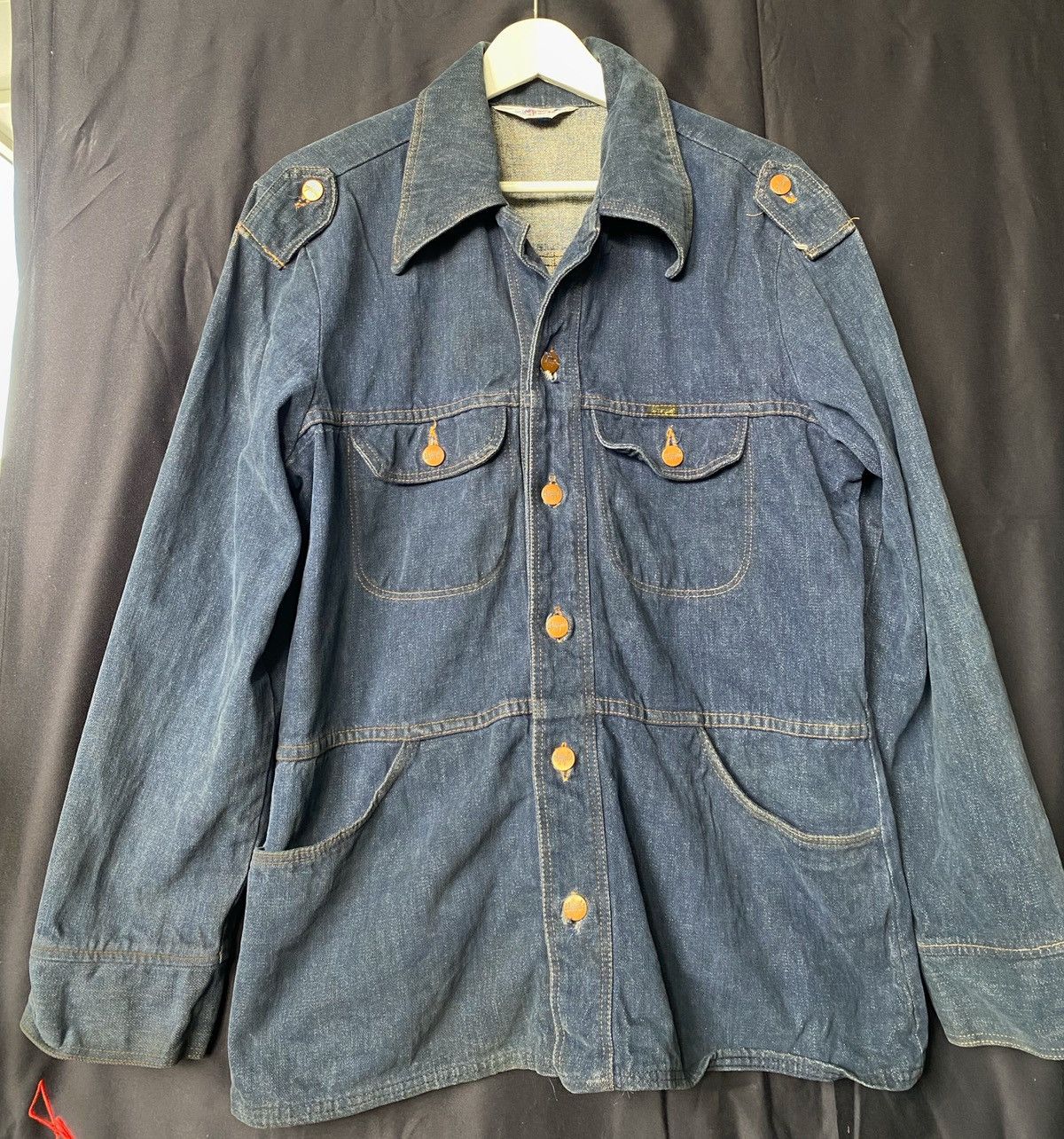 Vintage Wrangler cowboy chore field barn jacket