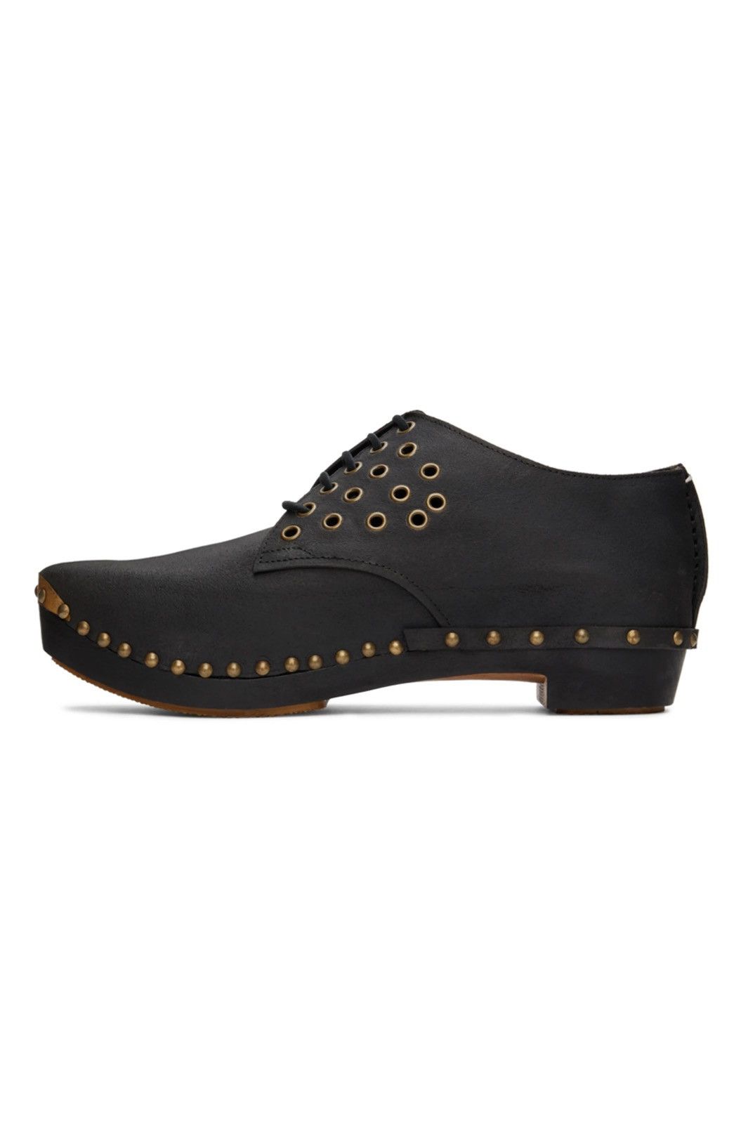 Maison Margiela Worn Once, Black Metal Toe Derbys Size US 12 / EU 45 - 3 Thumbnail
