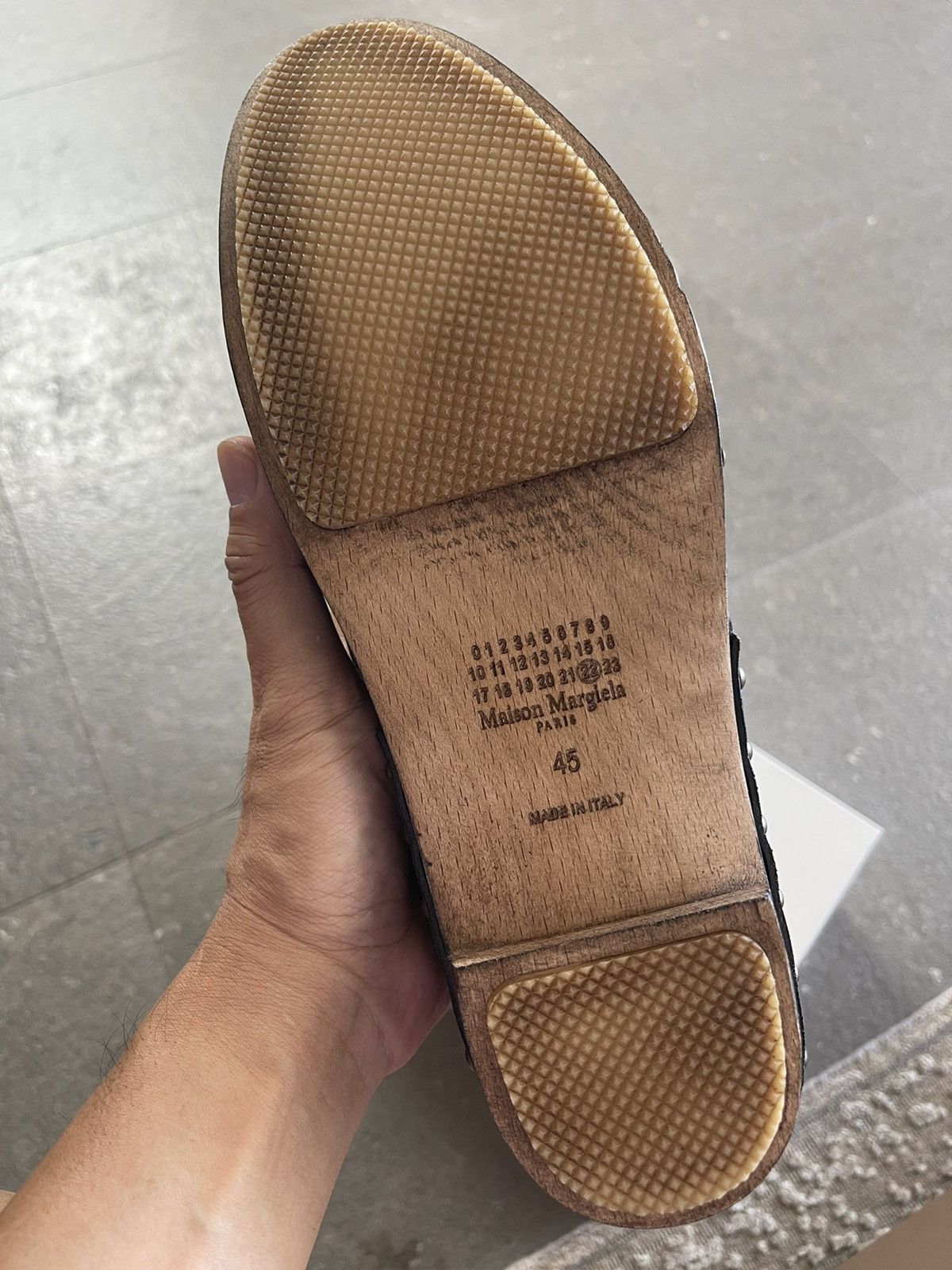 Maison Margiela Worn Once, Black Metal Toe Derbys Size US 12 / EU 45 - 19 Thumbnail