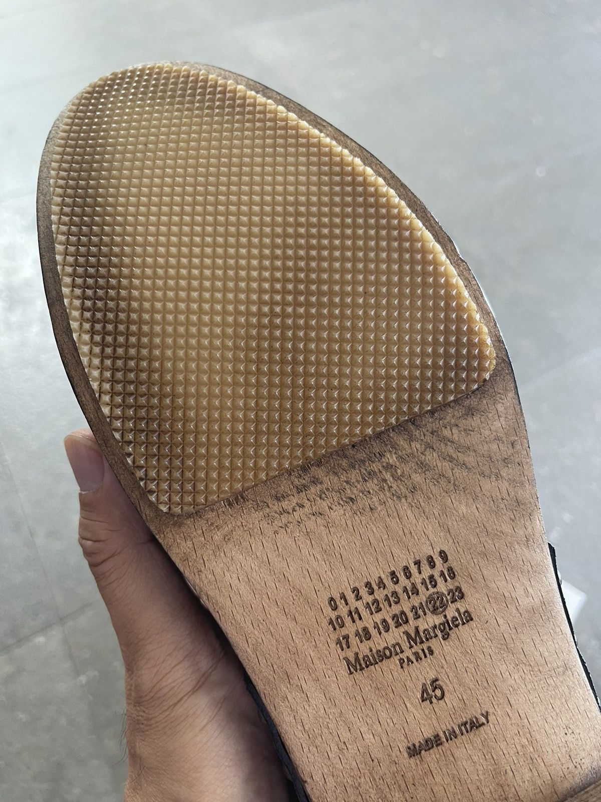 Maison Margiela Worn Once, Black Metal Toe Derbys Size US 12 / EU 45 - 21 Thumbnail