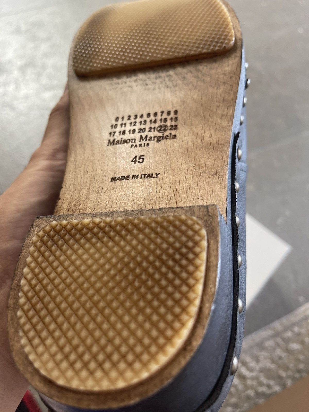 Maison Margiela Worn Once, Black Metal Toe Derbys Size US 12 / EU 45 - 20 Thumbnail