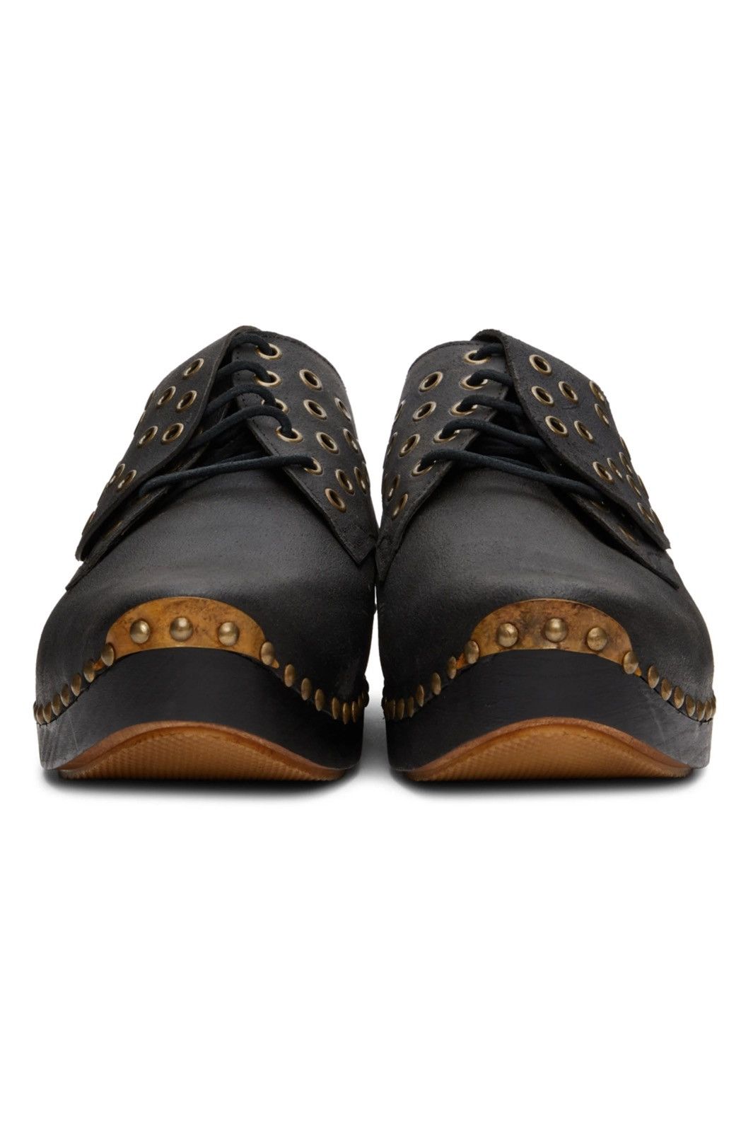 Maison Margiela Worn Once, Black Metal Toe Derbys Size US 12 / EU 45 - 4 Thumbnail