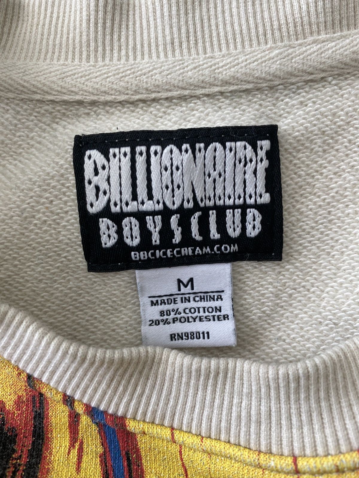 Billionaire Boys Club crew Neck rare “We deals Are Celestial “ Size large