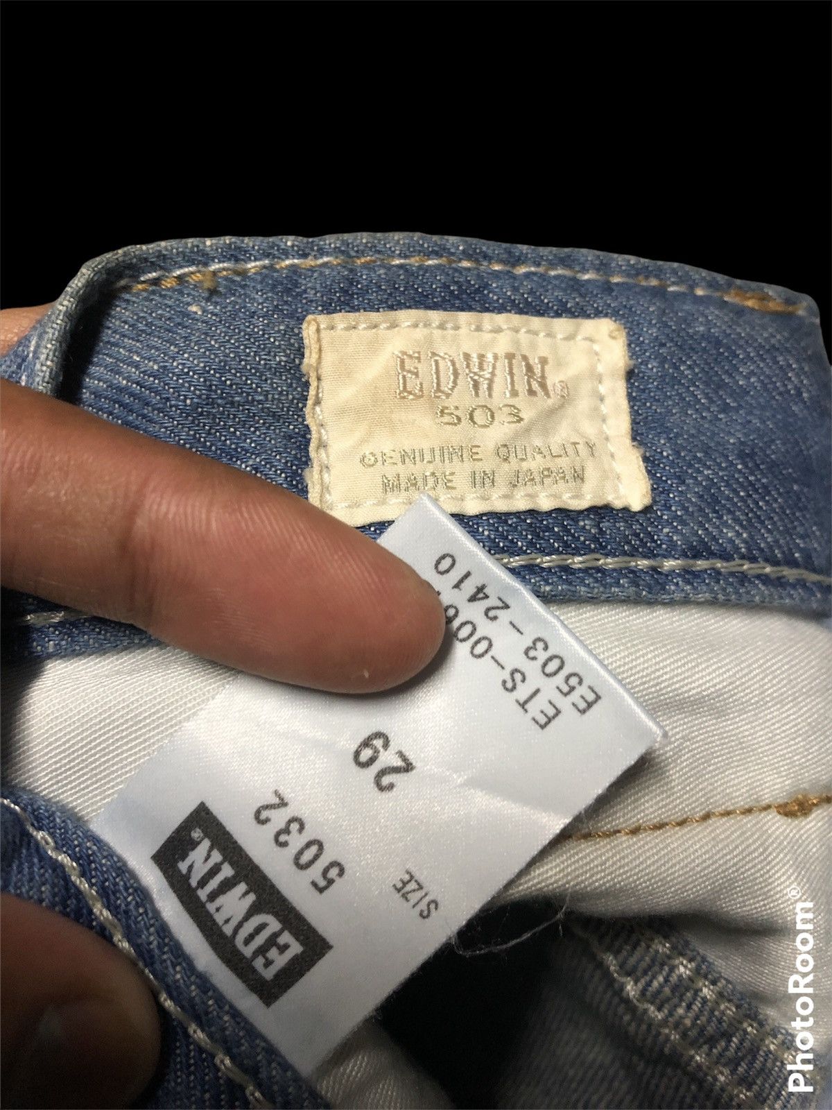 Edwin × Japanese Brand EDWIN WASHED BLUE SOFT DENIM Size US 30 / EU 46 - 4 Thumbnail