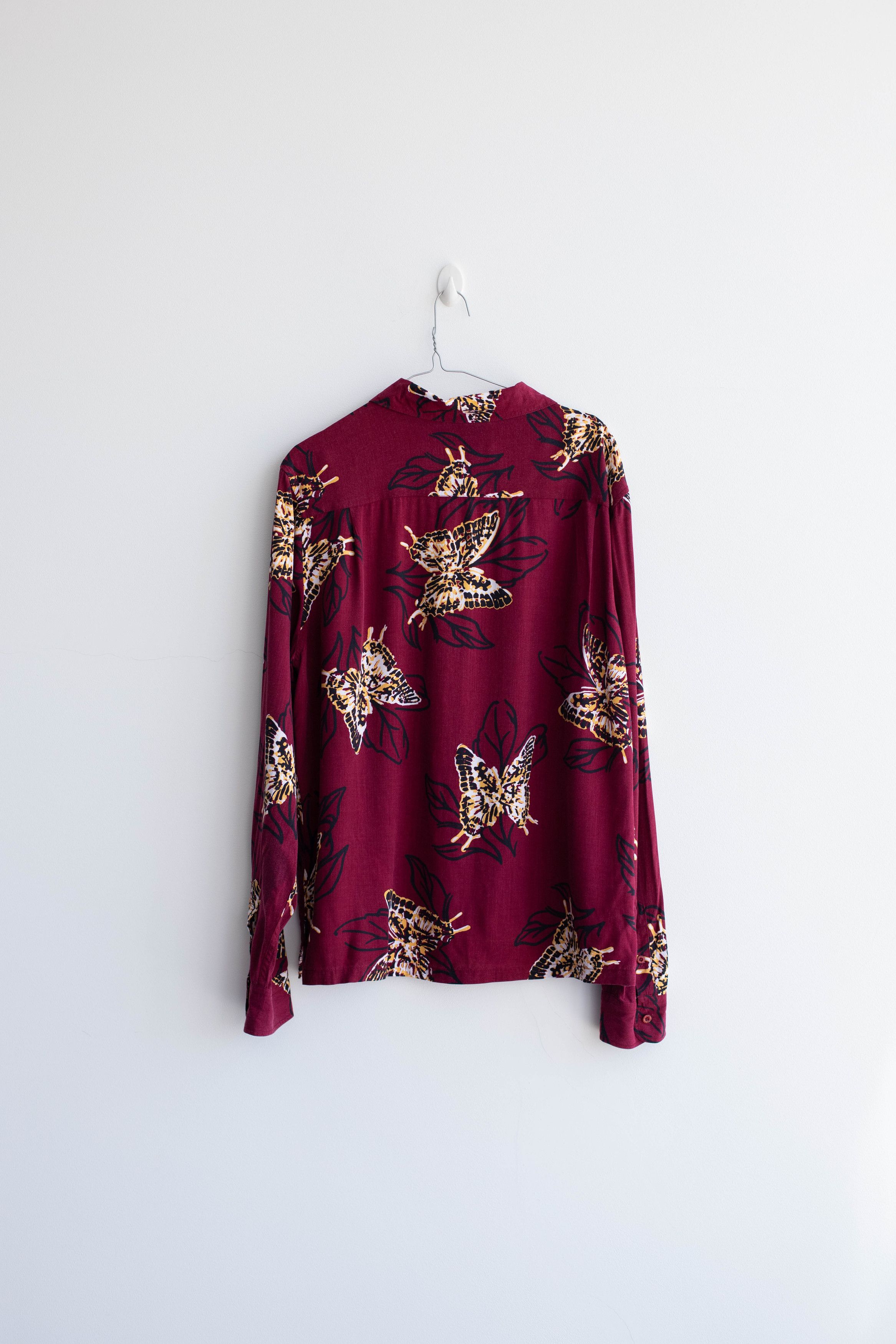 Stussy STUSSY BUTTERFLY L/S SHIRT Size US M / EU 48-50 / 2 - 7 Thumbnail