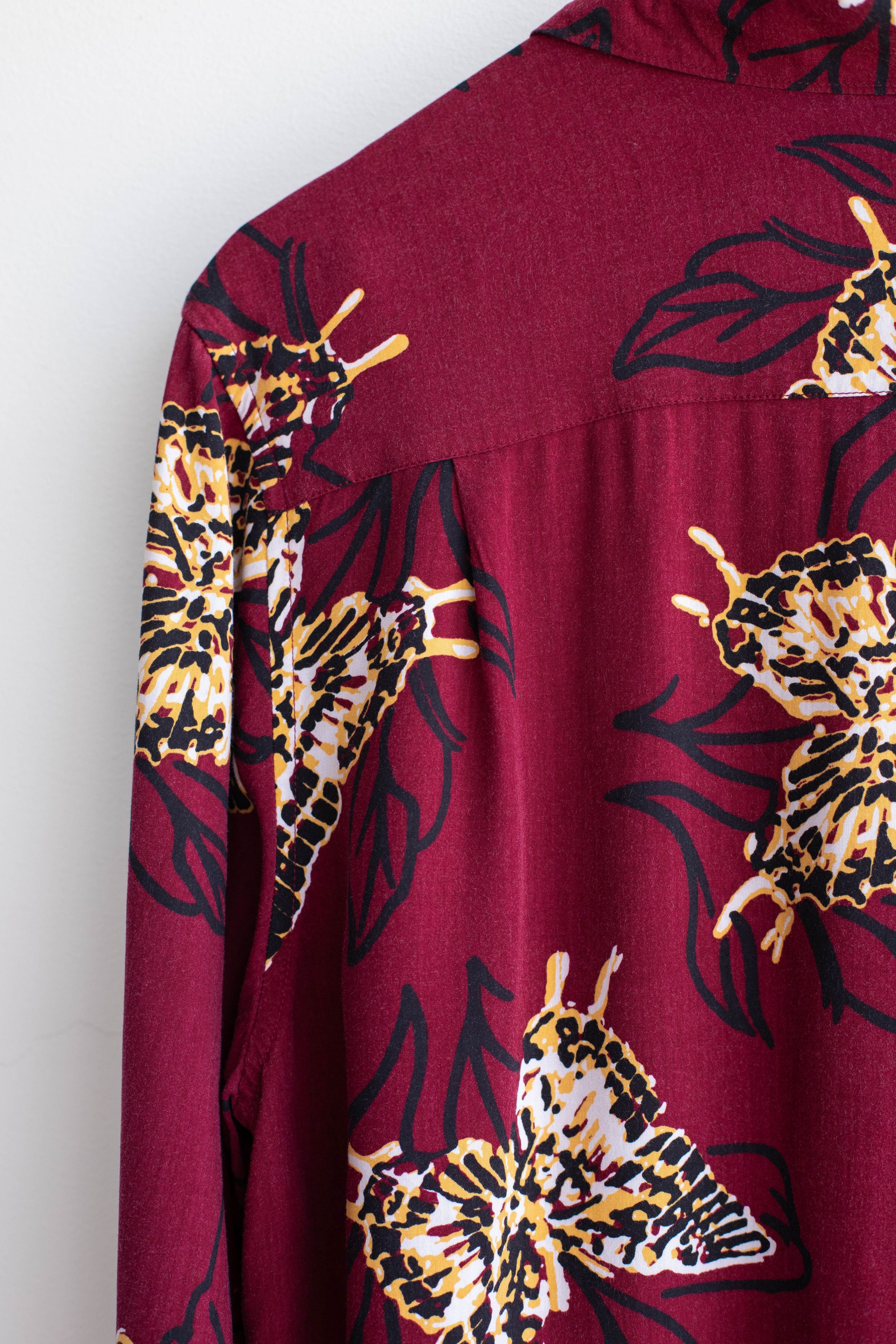 Stussy STUSSY BUTTERFLY L/S SHIRT Size US M / EU 48-50 / 2 - 8 Thumbnail
