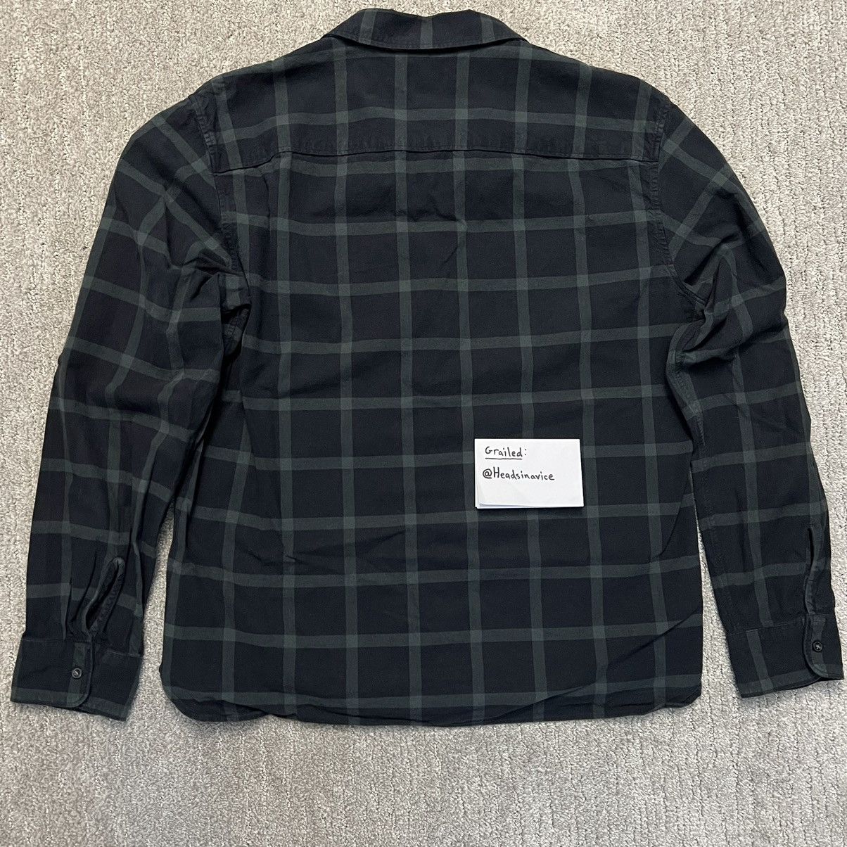 Club Monaco Club Monaco Ombre Plaid Loop Collar Shirt Size US L / EU 52-54 / 3 - 4 Thumbnail
