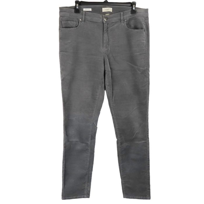 Other LOFT Velvet Jeans Gray Skinny Pants 5Pocket Grailed