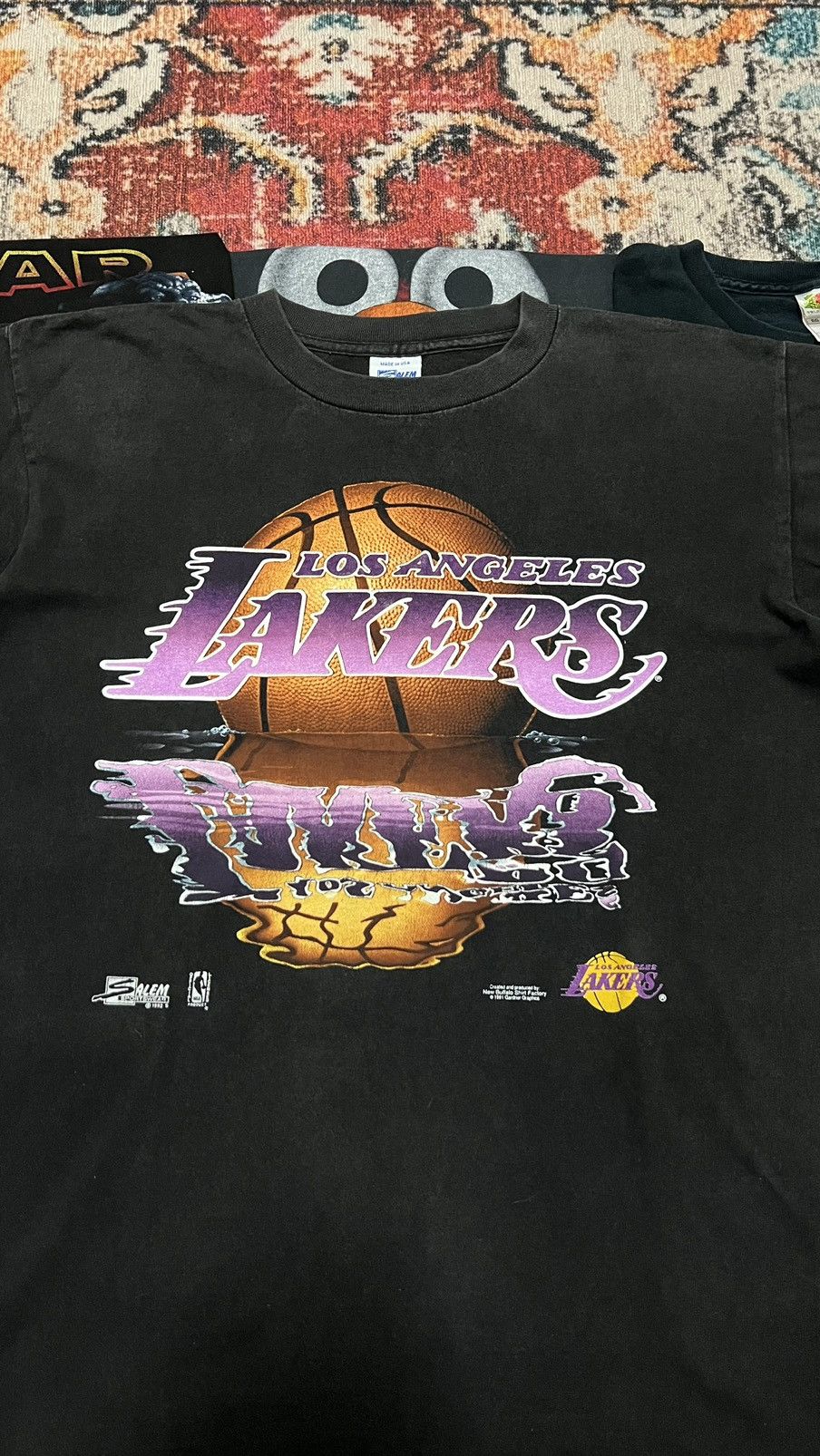 NBA Vintage NBA Salem LA Lakers Logo Water Reflection Size US L / EU 52-54 / 3 - 1 Thumbnail