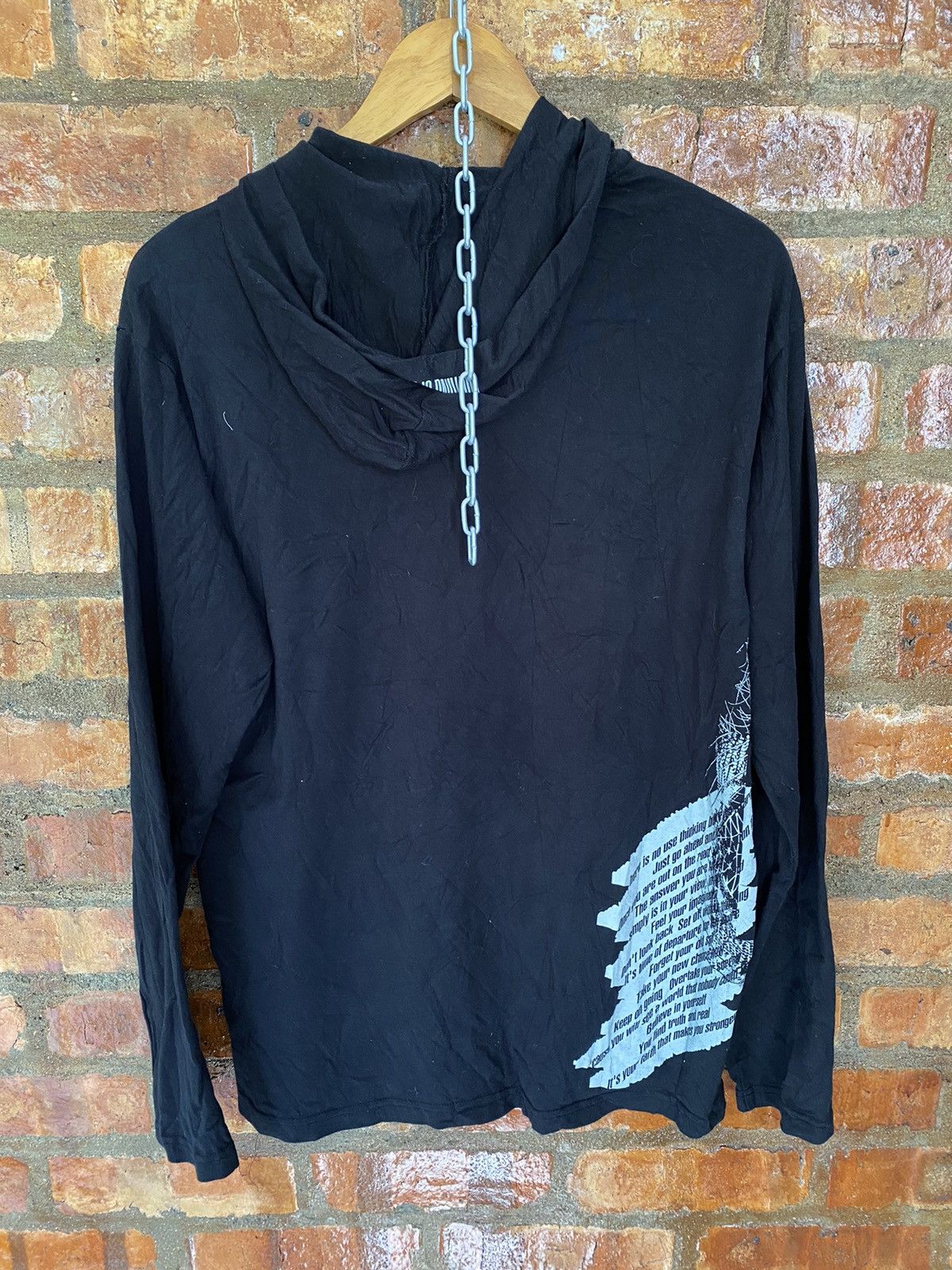 Japanese Brand Custom Culture Japan Poem Anarchy light hoodie Made in JAPAN Size US M / EU 48-50 / 2 - 7 Thumbnail