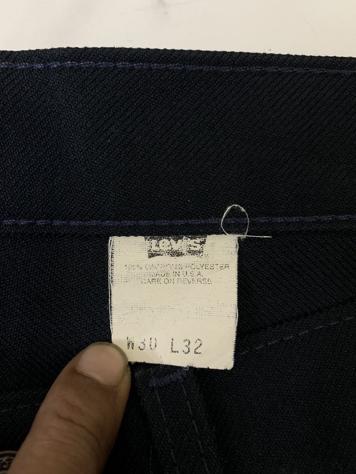 Levi's Levis Big Prest Black Tab Pants Size US 30 / EU 46 - 5 Thumbnail