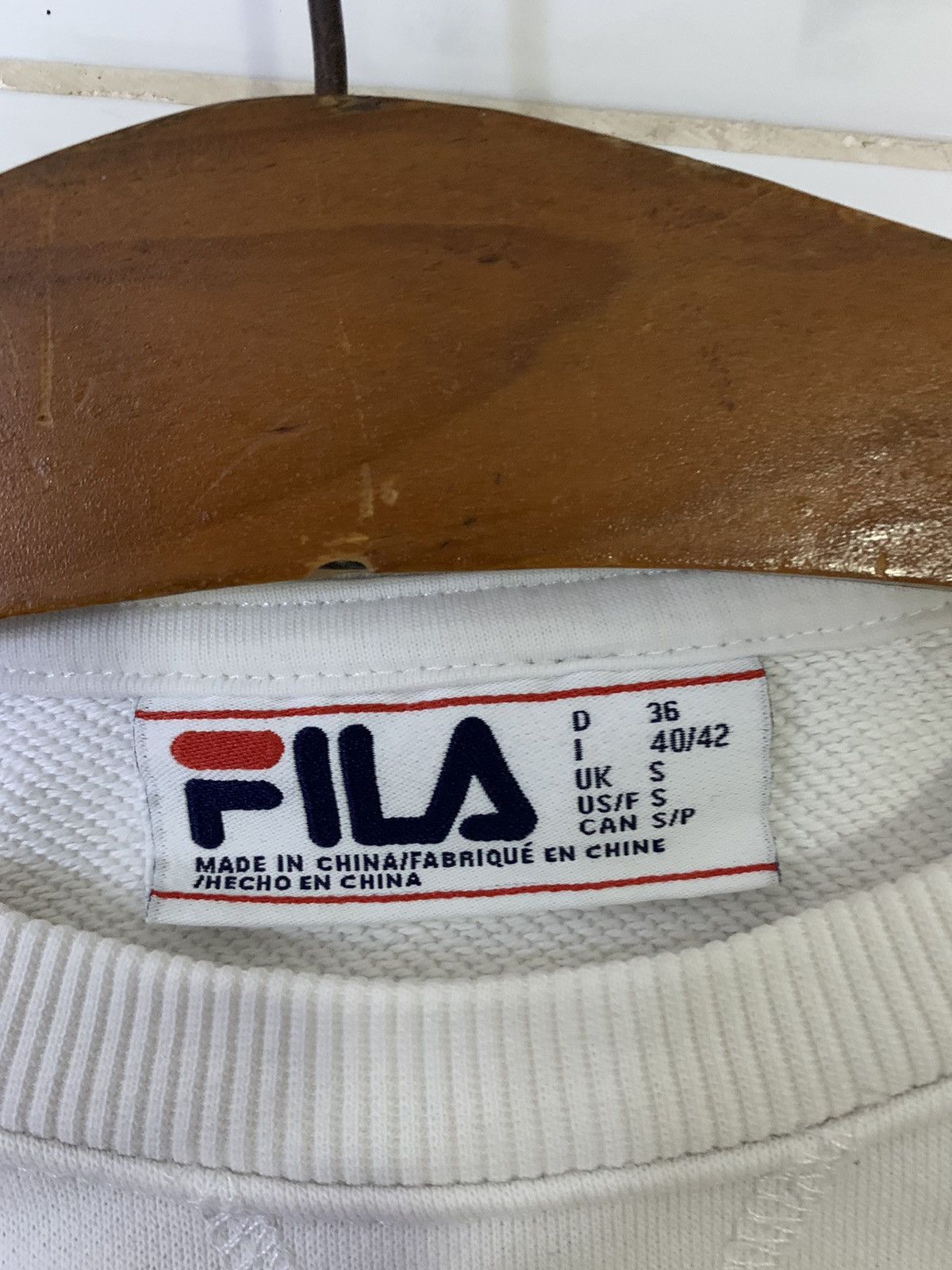 Fila Fila Small Logo Sweatshirt Size US S / EU 44-46 / 1 - 5 Thumbnail