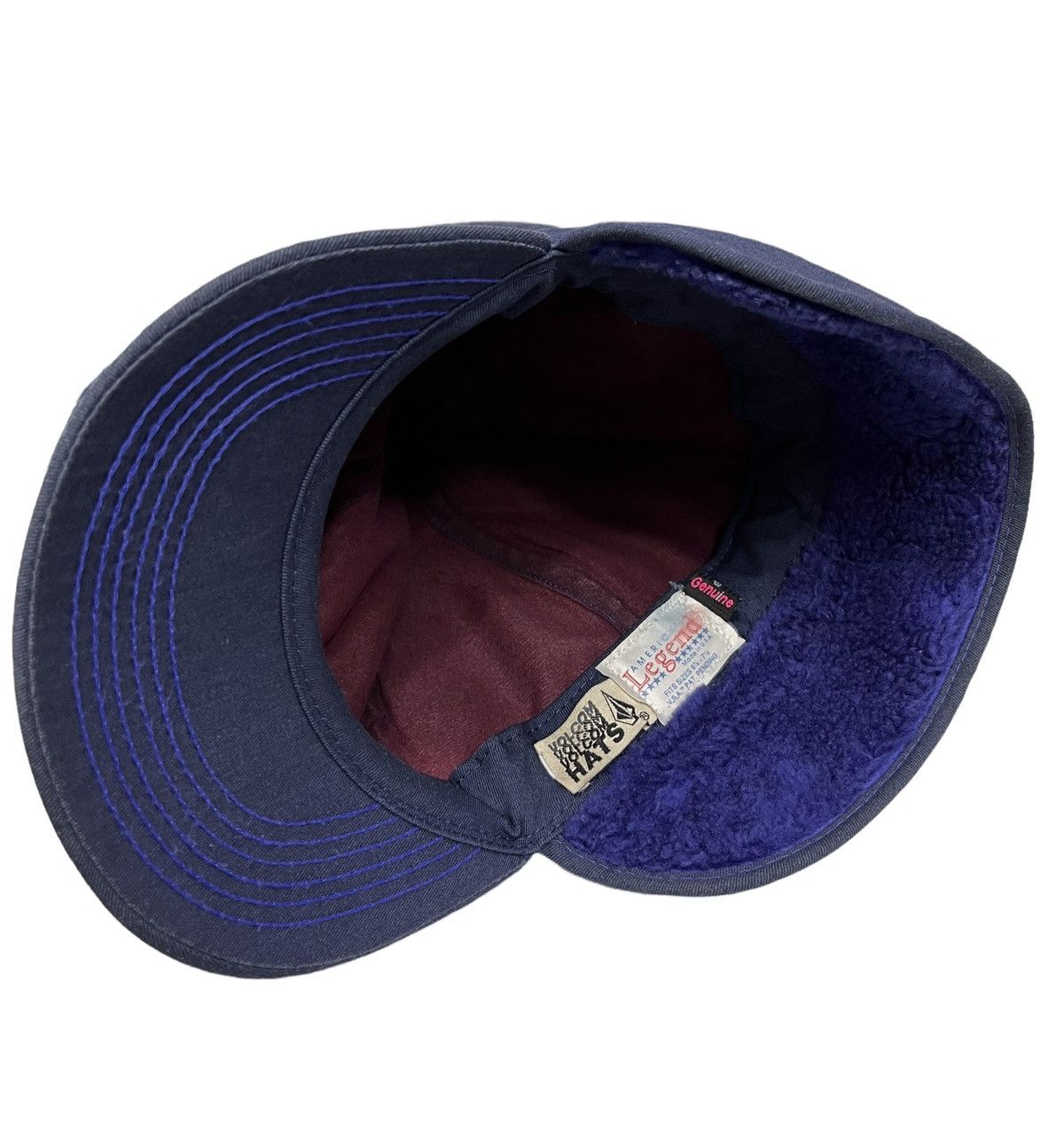Volcom Vintage VOLCOM Skateboard Half Flap Full Cap Size ONE SIZE - 11 Thumbnail