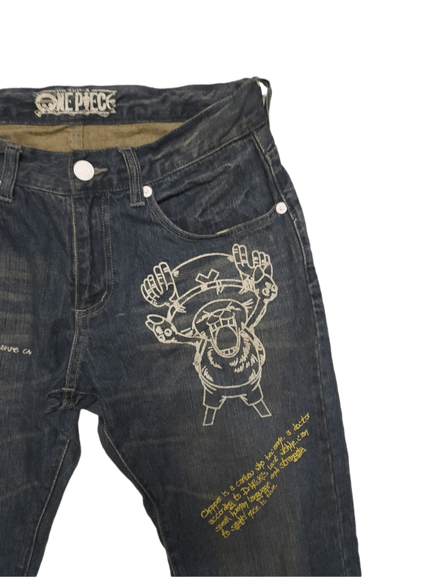 One Piece One Piece Anime Limited Tony Chopper Denim (E318) W31 Size US 31 - 3 Thumbnail