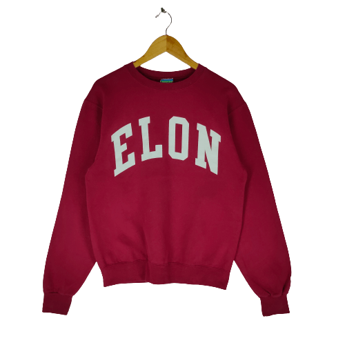 Champion × Vintage Vintage CHAMPION ELON Big Spellout Msize Rare Sweatshirt Size US M / EU 48-50 / 2 - 1 Thumbnail