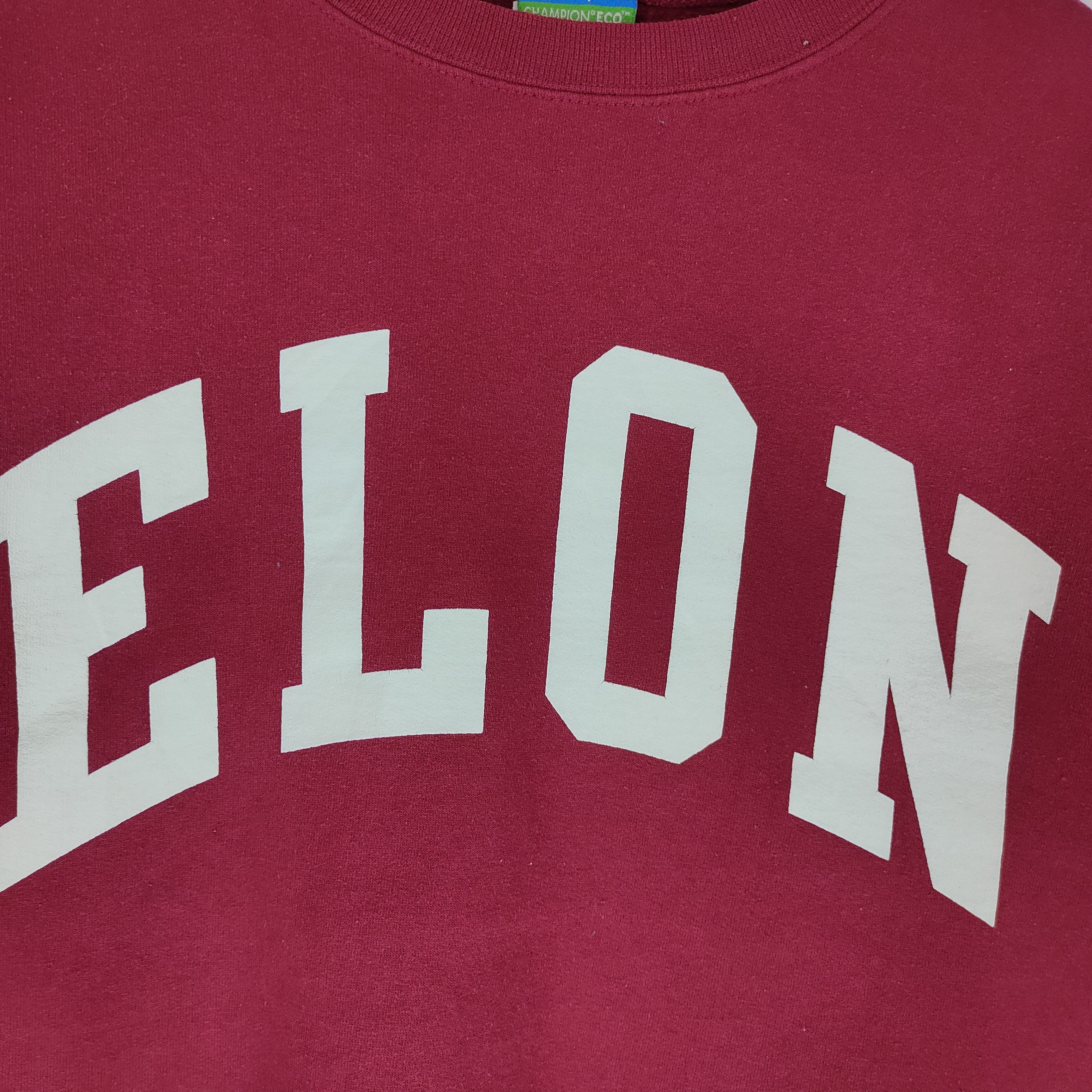 Champion × Vintage Vintage CHAMPION ELON Big Spellout Msize Rare Sweatshirt Size US M / EU 48-50 / 2 - 2 Thumbnail
