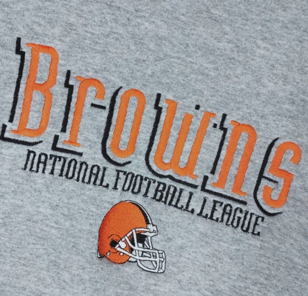 NFL Vintage NFL BROWNS TEAMS Rugby Embroidery L Size Sweatshirt Size US L / EU 52-54 / 3 - 5 Thumbnail