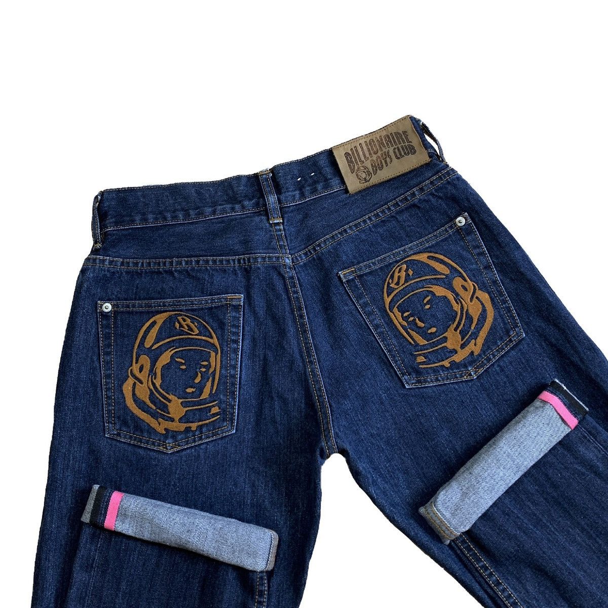 image of Billionaire Boys Club Helmet Selvedge Jeans in Blue, Men's (Size 32)