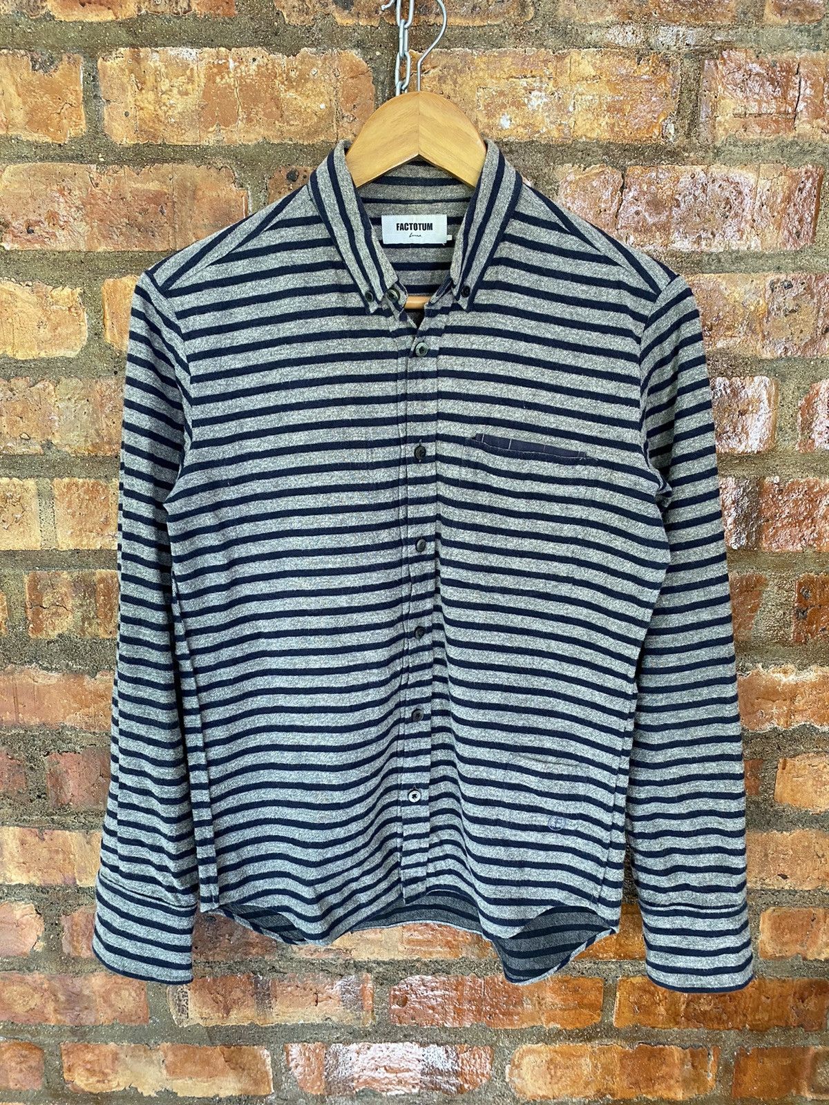 FACTOTUM × Japanese Brand × Kapital Factotum Stripe shirt kapital Size US M / EU 48-50 / 2 - 2 Thumbnail