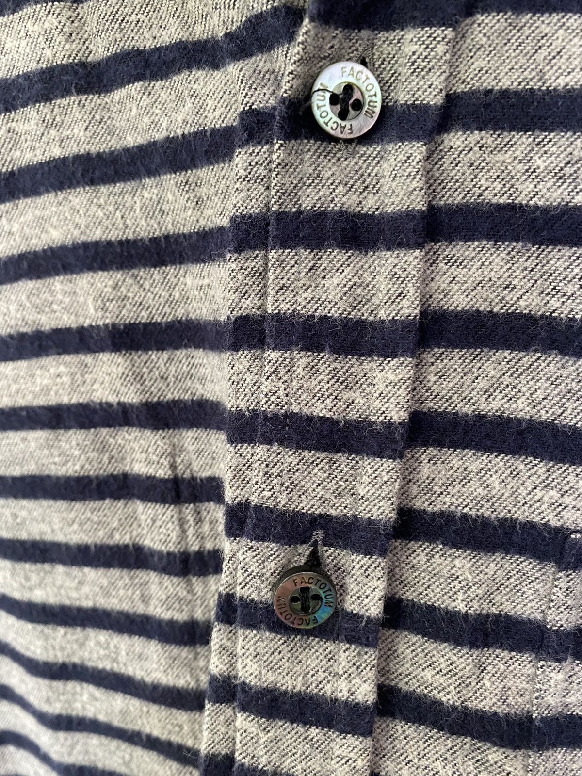 FACTOTUM × Japanese Brand × Kapital Factotum Stripe shirt kapital Size US M / EU 48-50 / 2 - 6 Thumbnail
