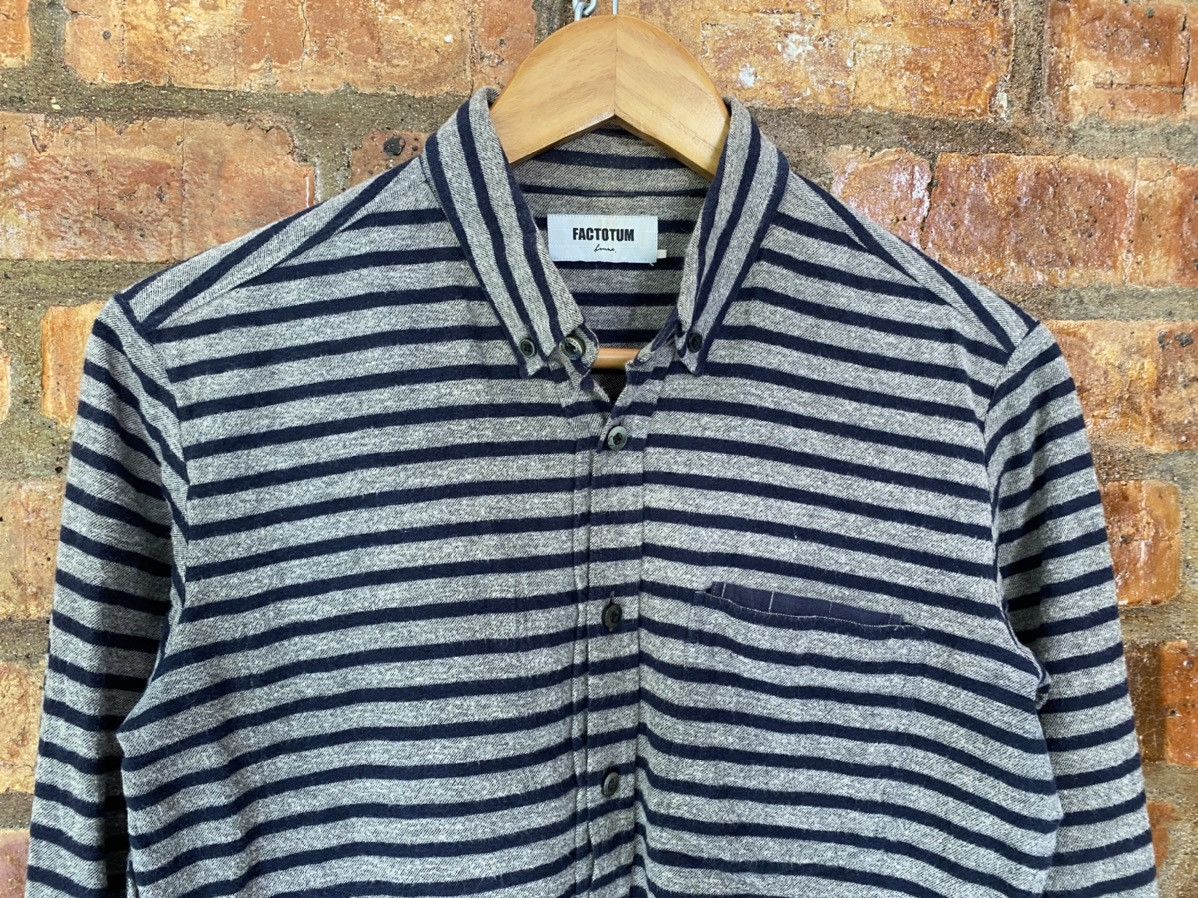 FACTOTUM × Japanese Brand × Kapital Factotum Stripe shirt kapital Size US M / EU 48-50 / 2 - 3 Thumbnail