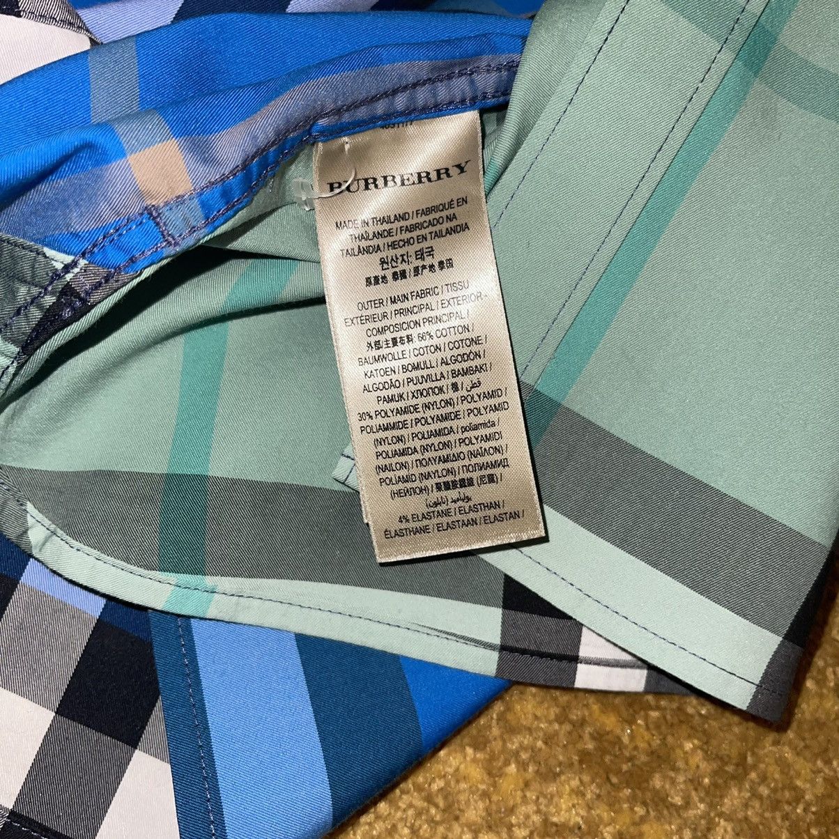 Burberry Burberry Mens Button Downs RARE XL Size US XL / EU 56 / 4 - 5 Thumbnail
