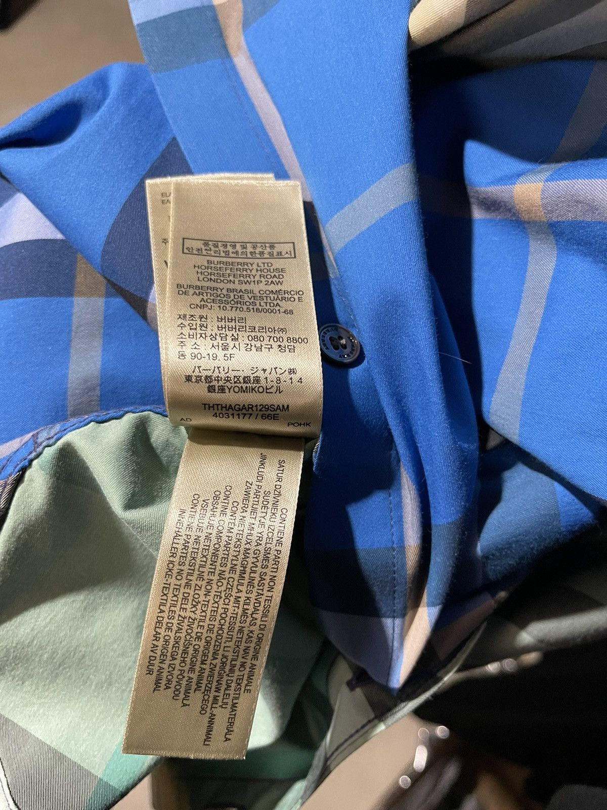 Burberry Burberry Mens Button Downs RARE XL Size US XL / EU 56 / 4 - 10 Thumbnail
