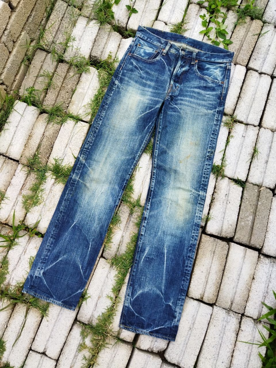 Spellbound Spellbound Japan Distressed Blue Jeans - Size 28 Size US 31 - 2 Thumbnail