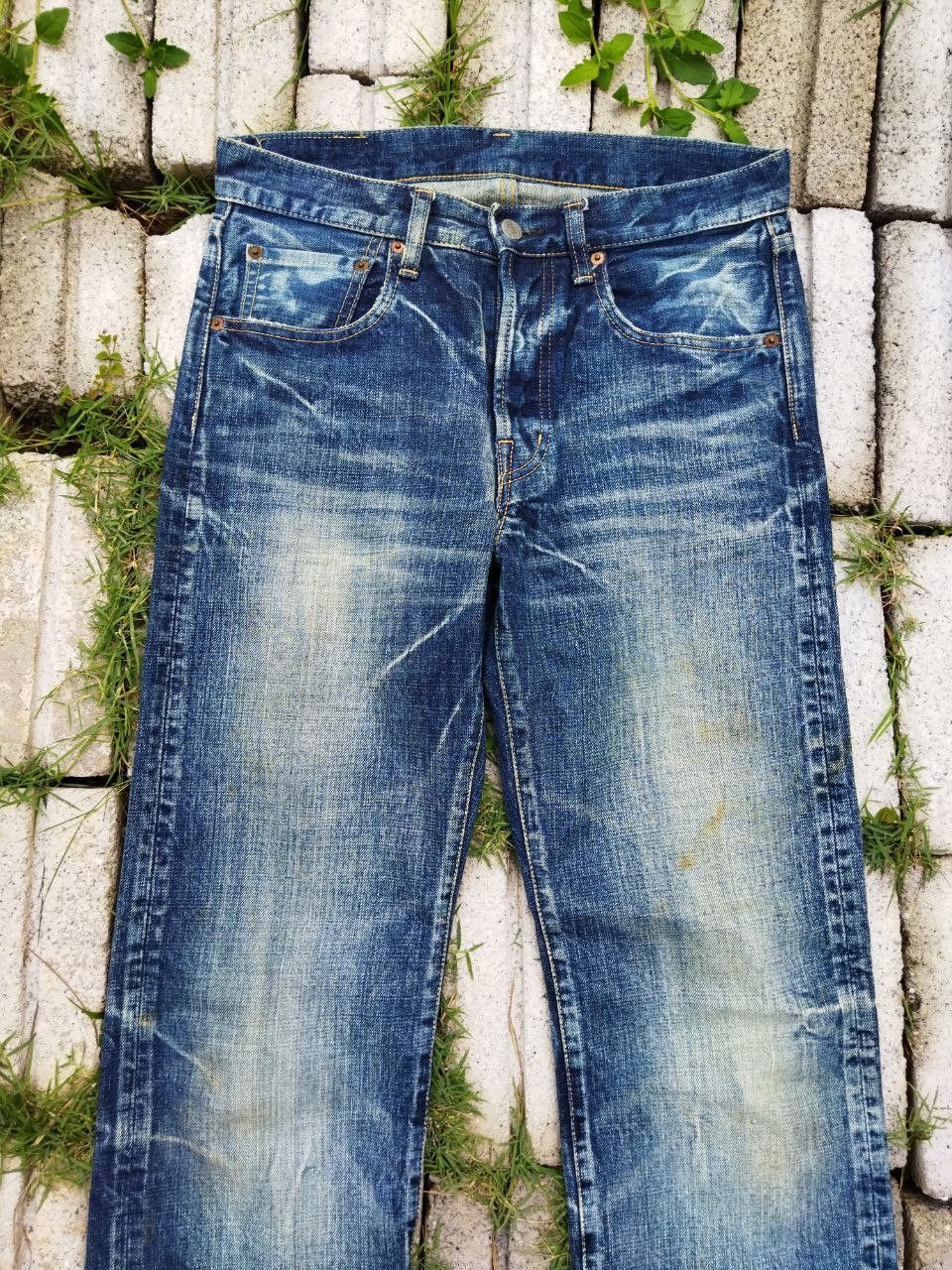 Spellbound Spellbound Japan Distressed Blue Jeans - Size 28 Size US 31 - 3 Thumbnail