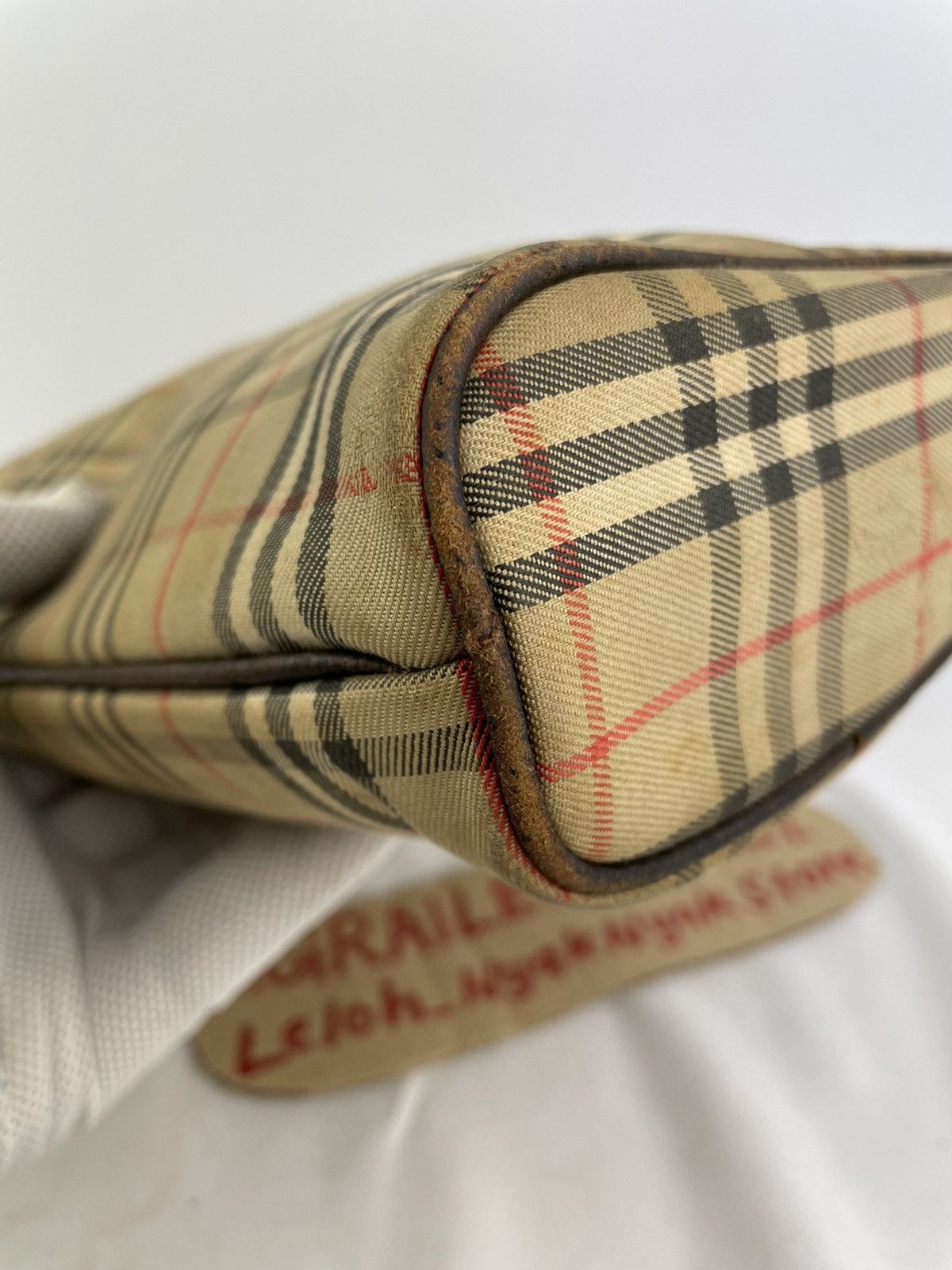 Burberry Burberrys Vintage Nova Checked Monogram Clutch Size ONE SIZE - 8 Thumbnail