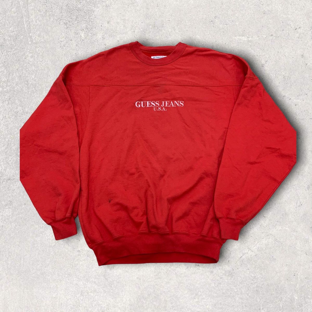 Guess × Vintage Vintage Guess sweatshirt Size US XL / EU 56 / 4 - 1 Thumbnail